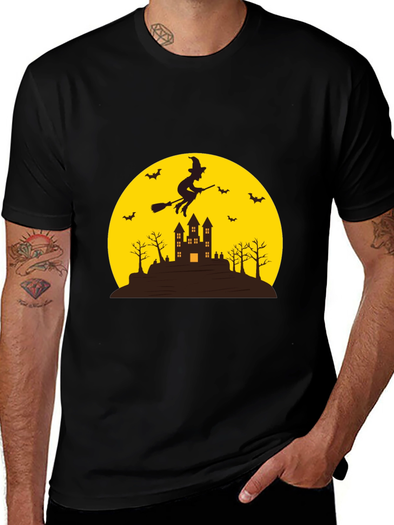 Halloween Witch Castle T-Shirt