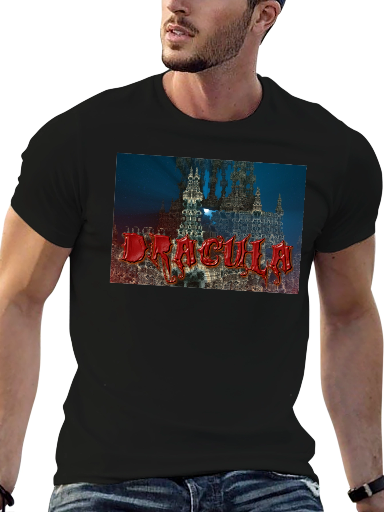 Dracula Castle T-Shirt - Gothic Vampire Tee