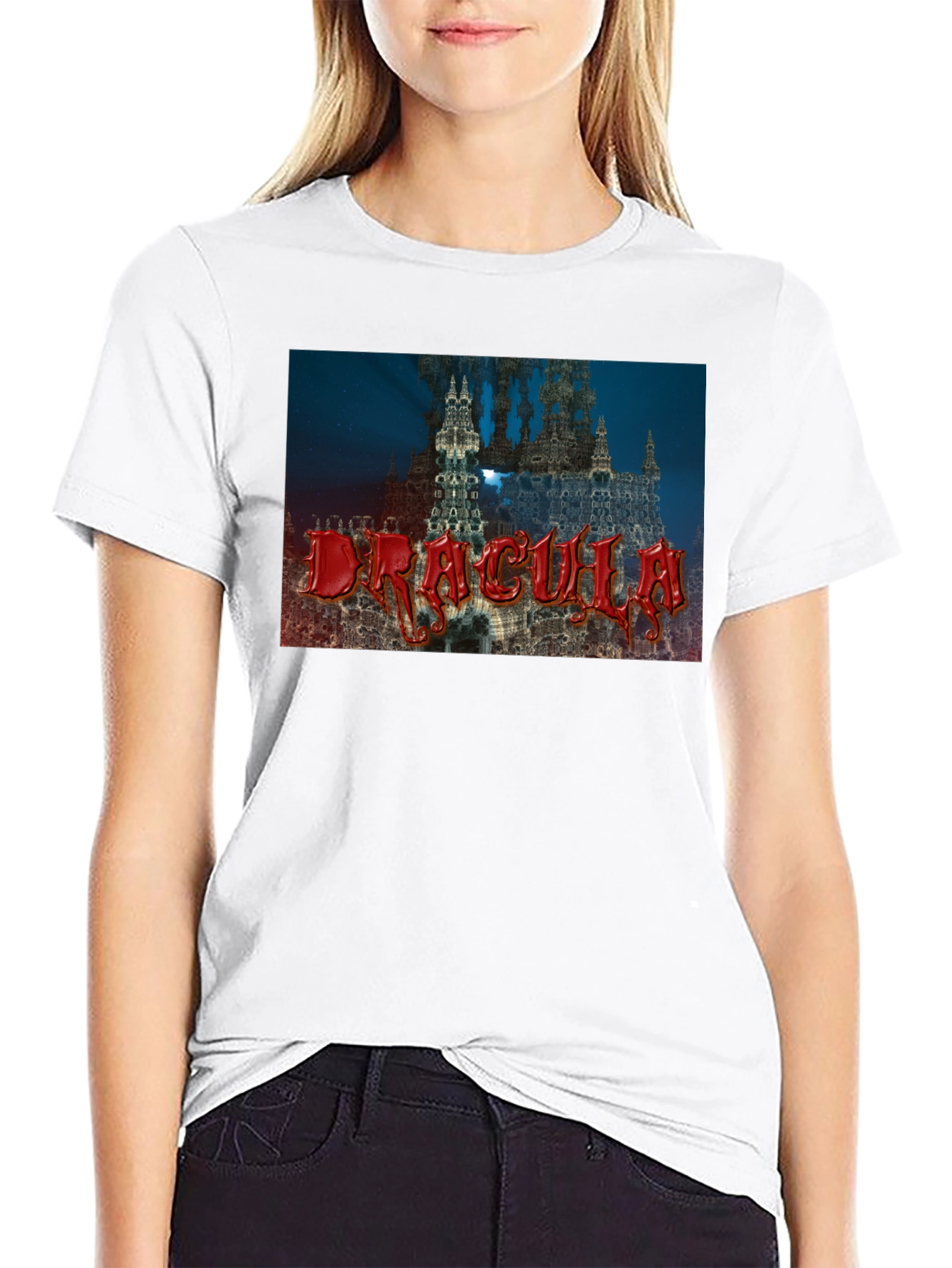 Dracula Castle T-Shirt - Gothic Vampire Tee