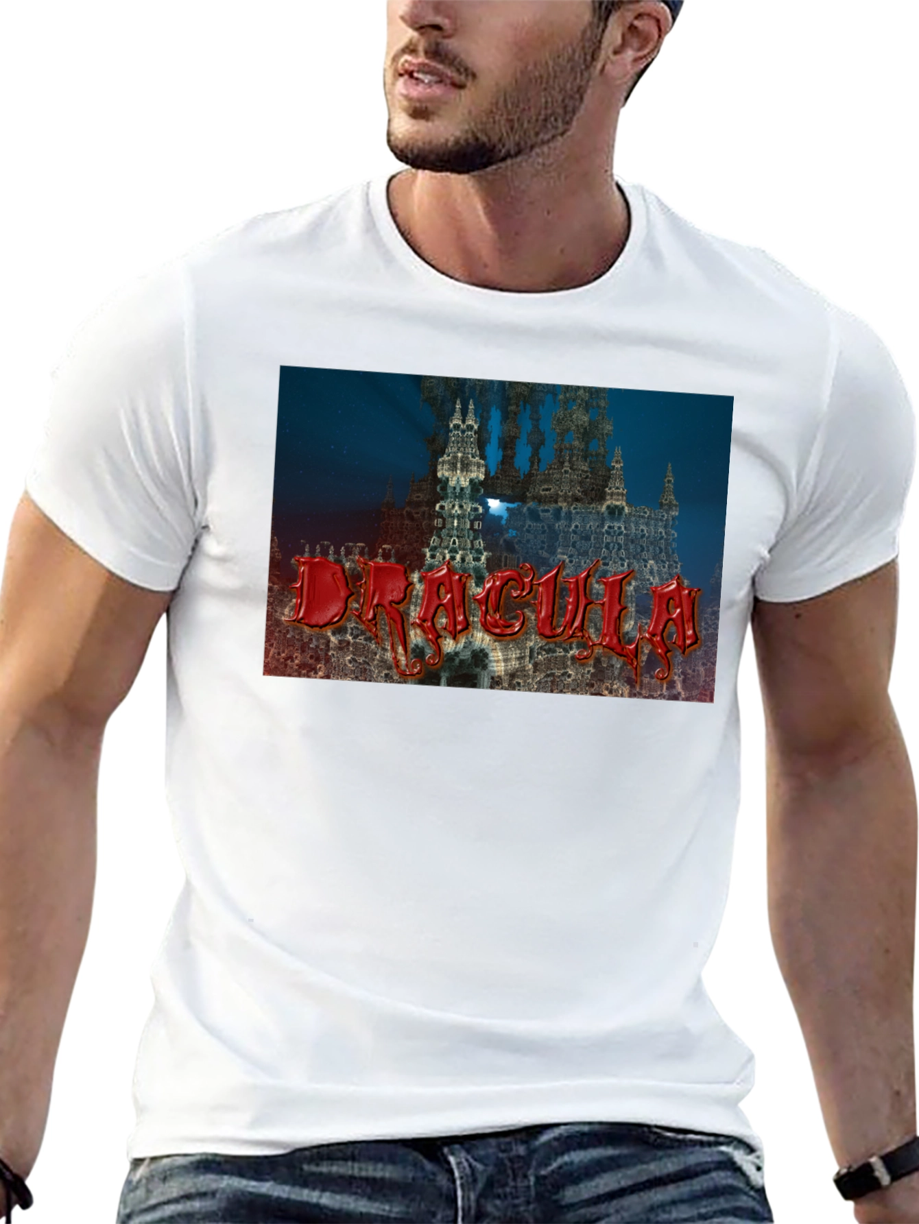 Dracula Castle T-Shirt - Gothic Vampire Tee