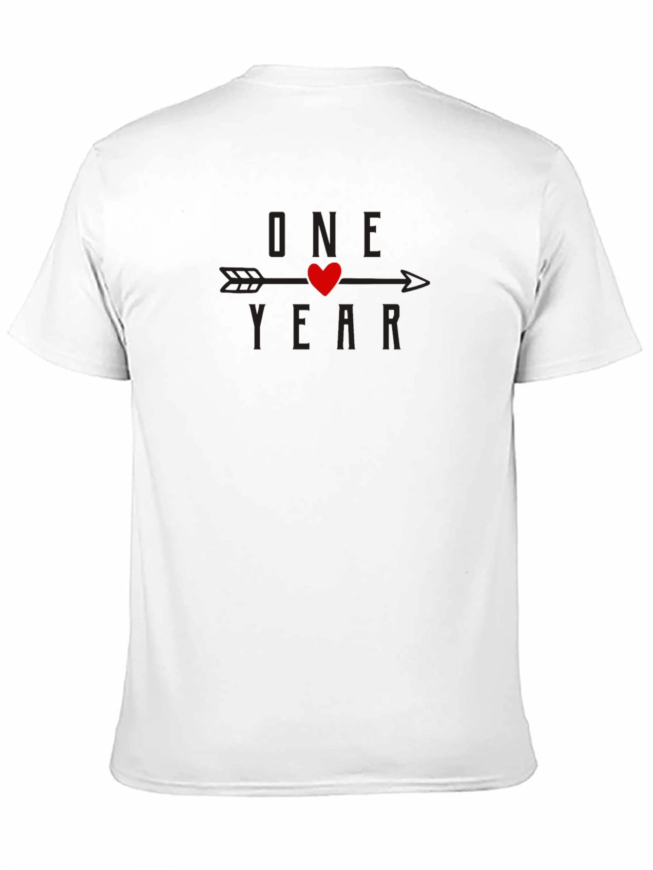 One Year Anniversary Arrow Heart T-Shirt