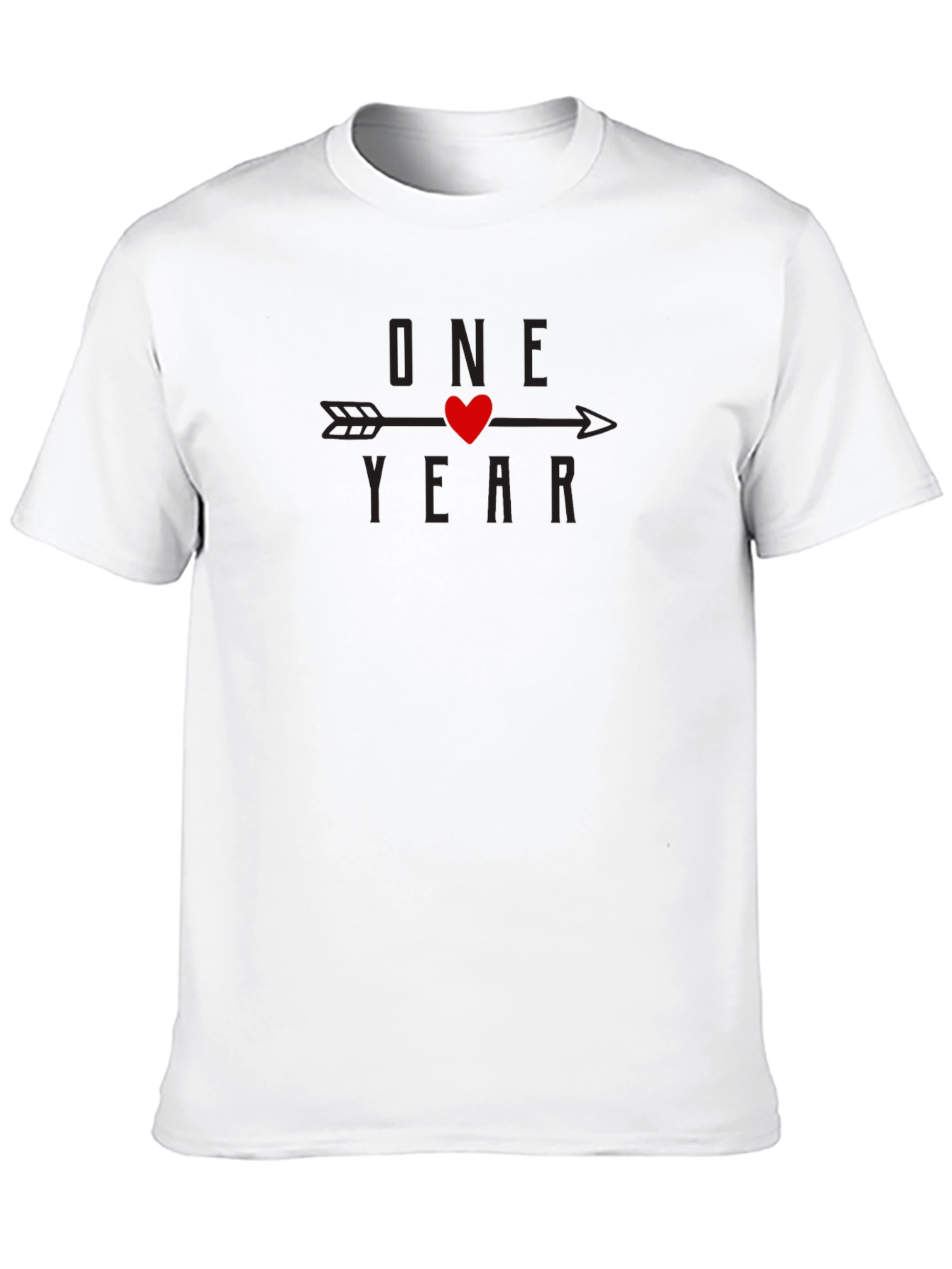 One Year Anniversary Arrow Heart T-Shirt