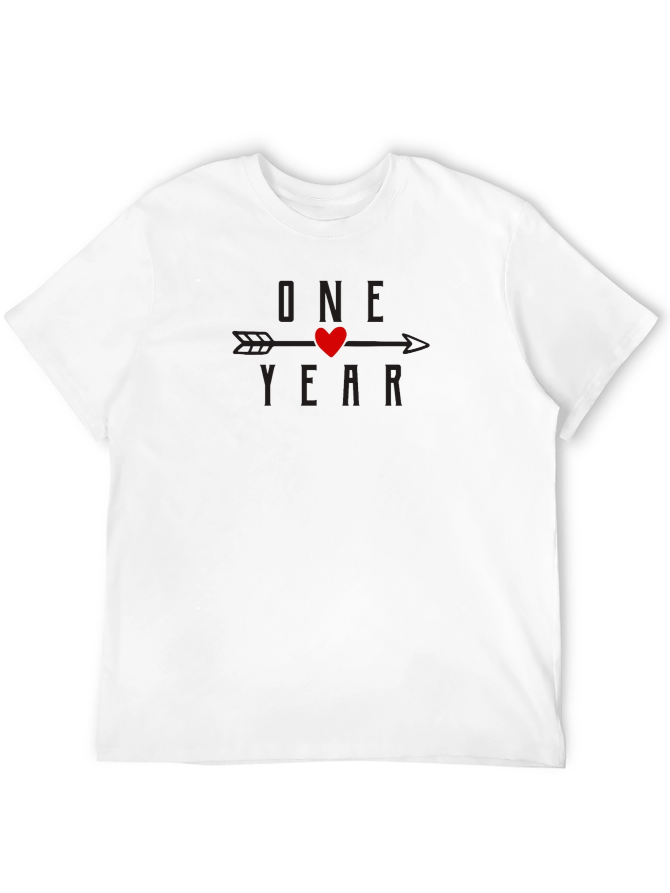 One Year Anniversary Arrow Heart T-Shirt