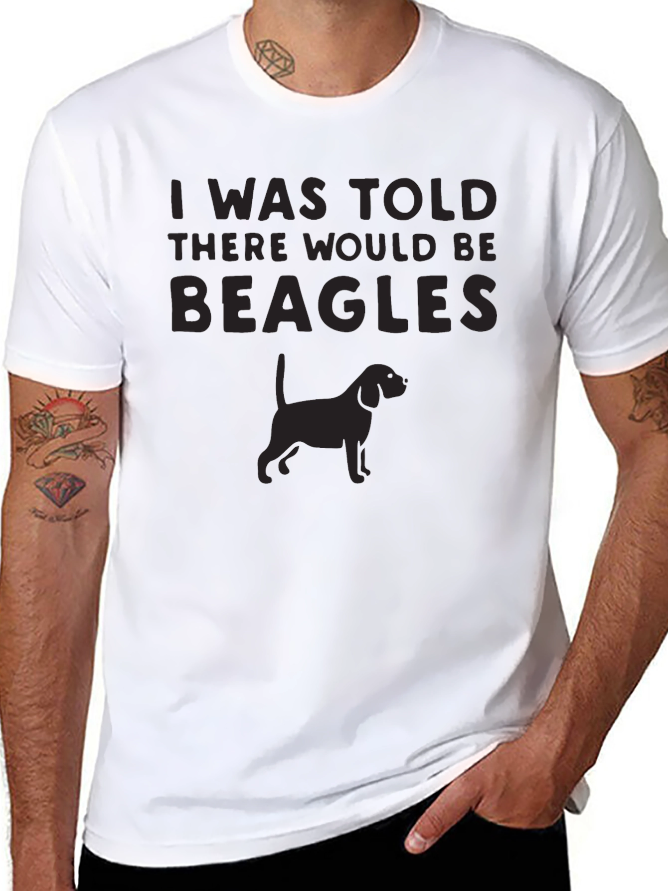 Beagle Dog Graphic Tee - Funny Animal Lover Shirt