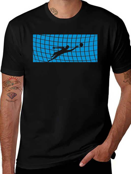 Goalkeeper Graphic T-Shirt - Soccer Save Design