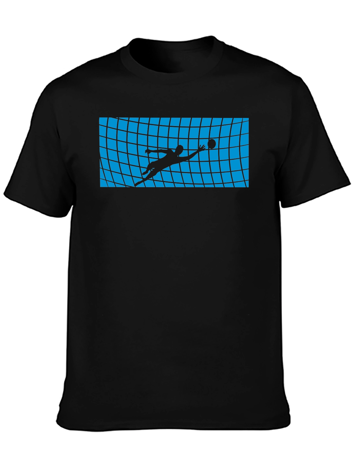 Goalkeeper Graphic T-Shirt - Soccer Save Design