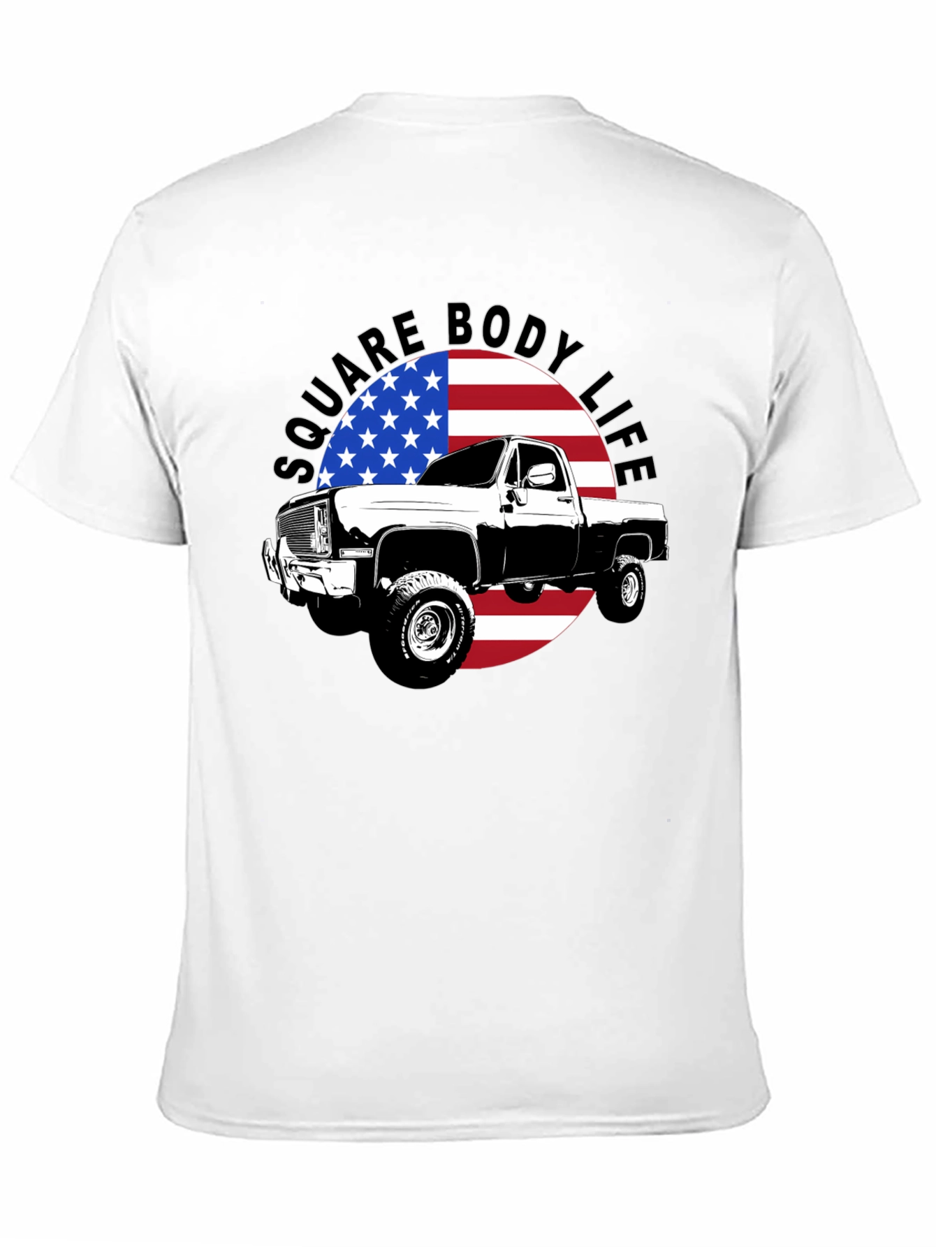 Square Body Life Black T-Shirt