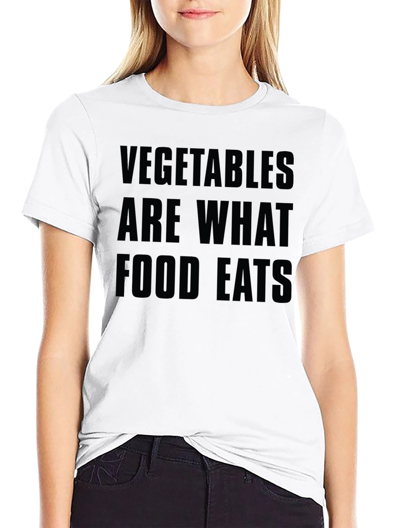 Vegetables Are What Food Eats Graphic Tee