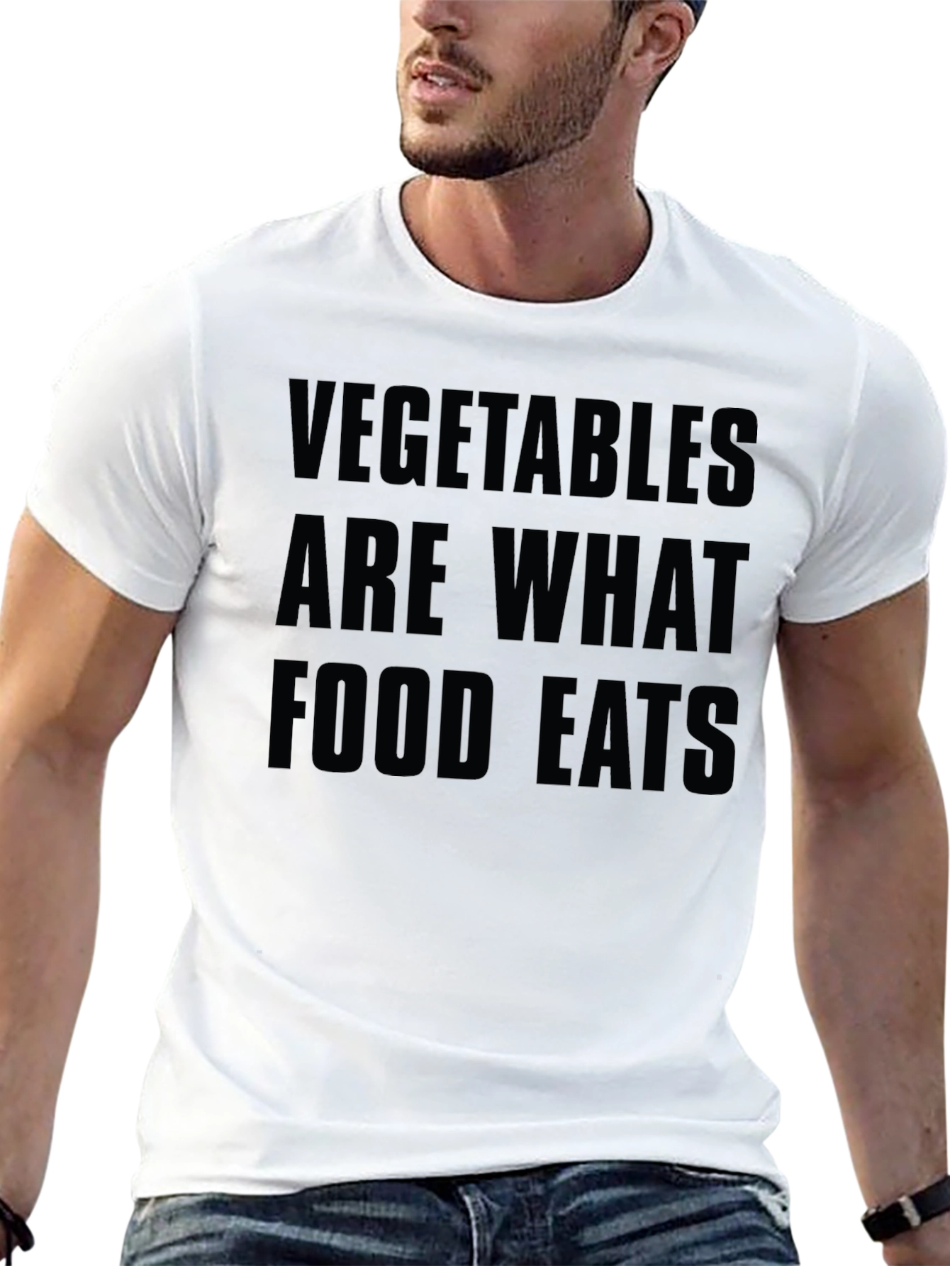Vegetables Are What Food Eats Graphic Tee