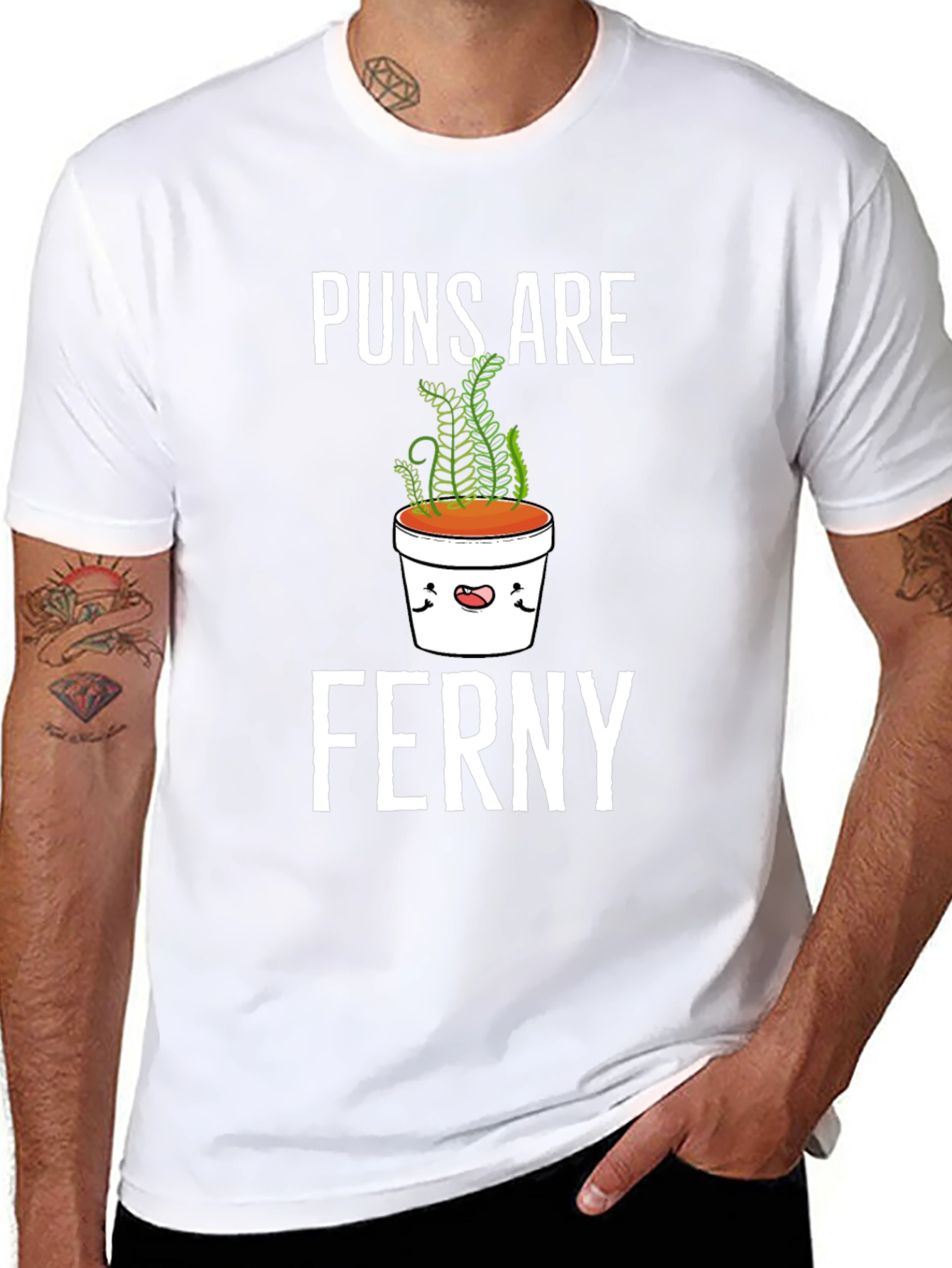 Puns Are Ferny T-Shirt - Funny Plant Pun Tee