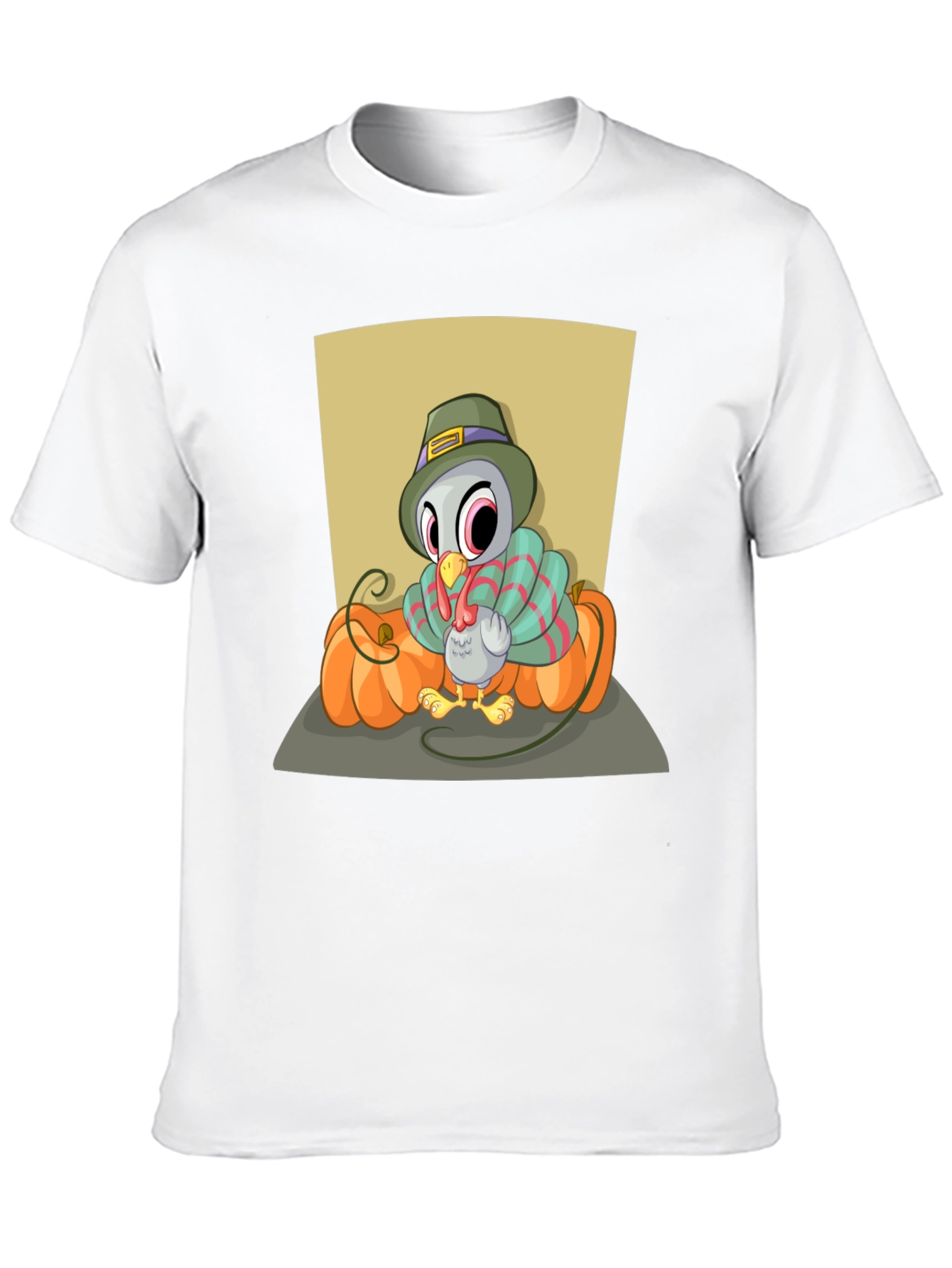 Turkey on Pumpkins Thanksgiving T-Shirt