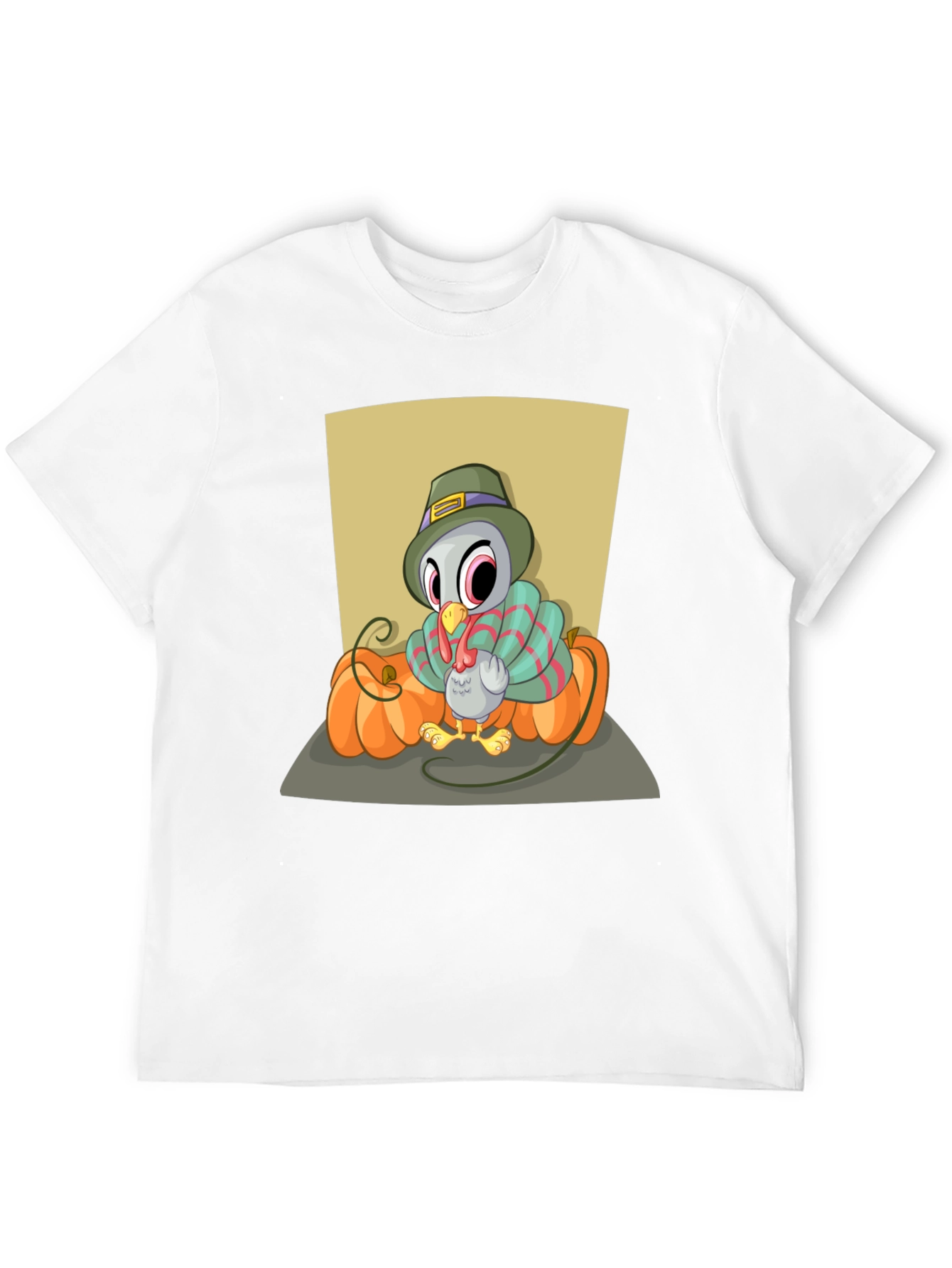 Turkey on Pumpkins Thanksgiving T-Shirt