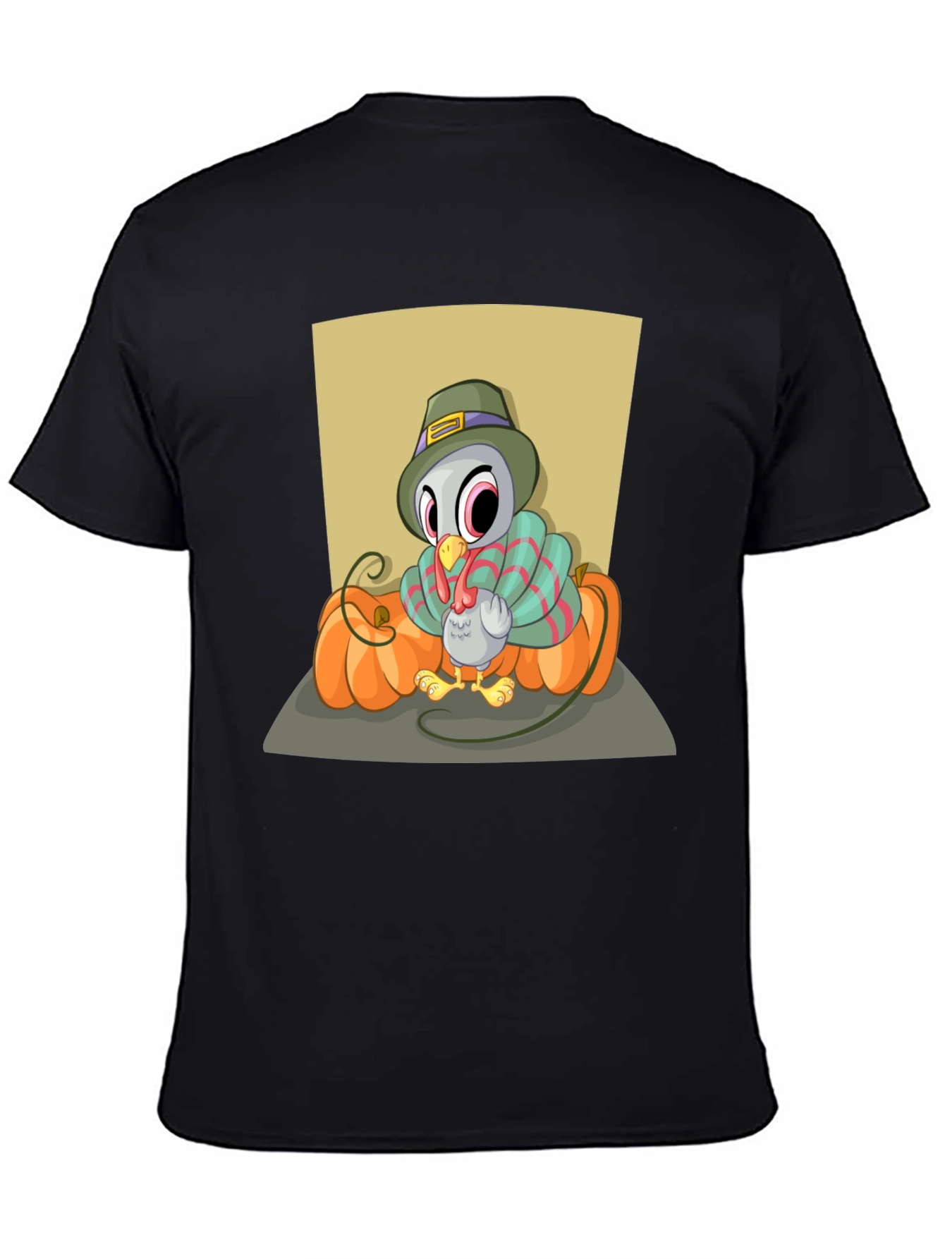 Turkey on Pumpkins Thanksgiving T-Shirt