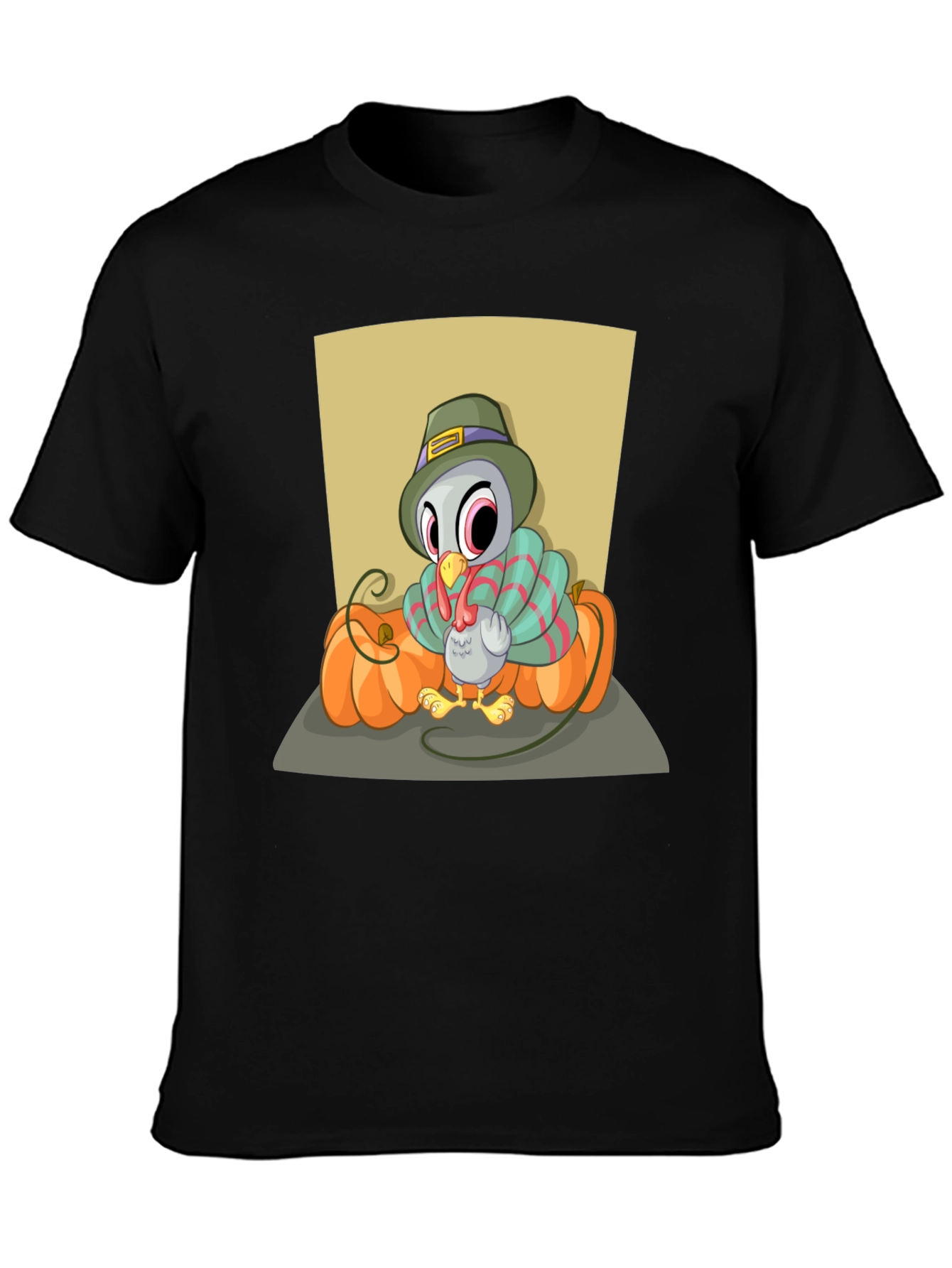 Turkey on Pumpkins Thanksgiving T-Shirt