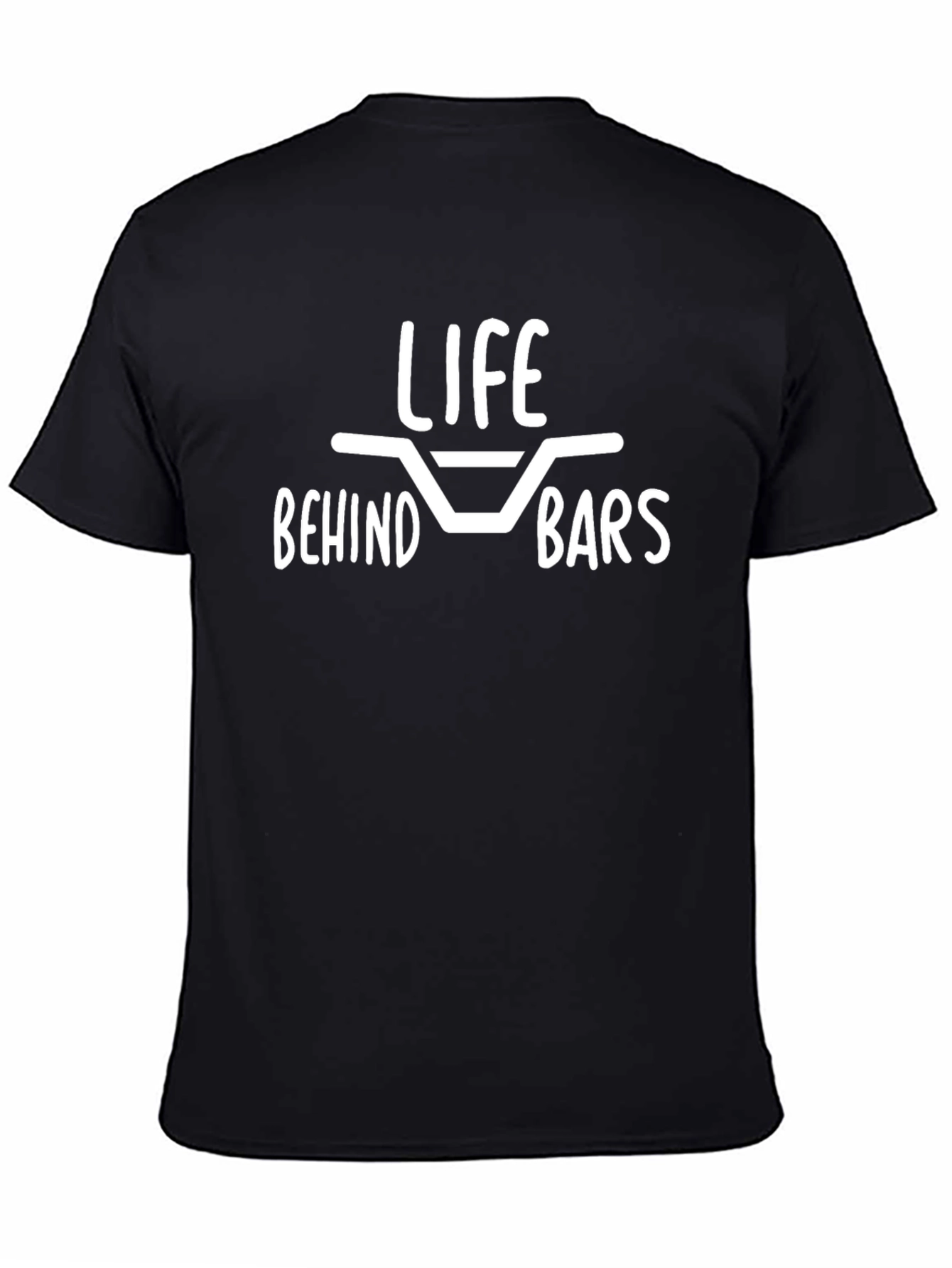 Life Behind Bars T-Shirt - Motorcycle Rider Tee