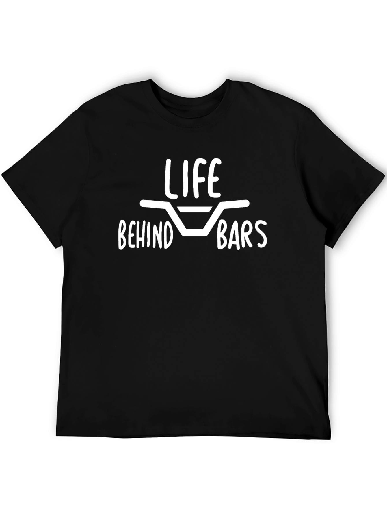Life Behind Bars T-Shirt - Motorcycle Rider Tee
