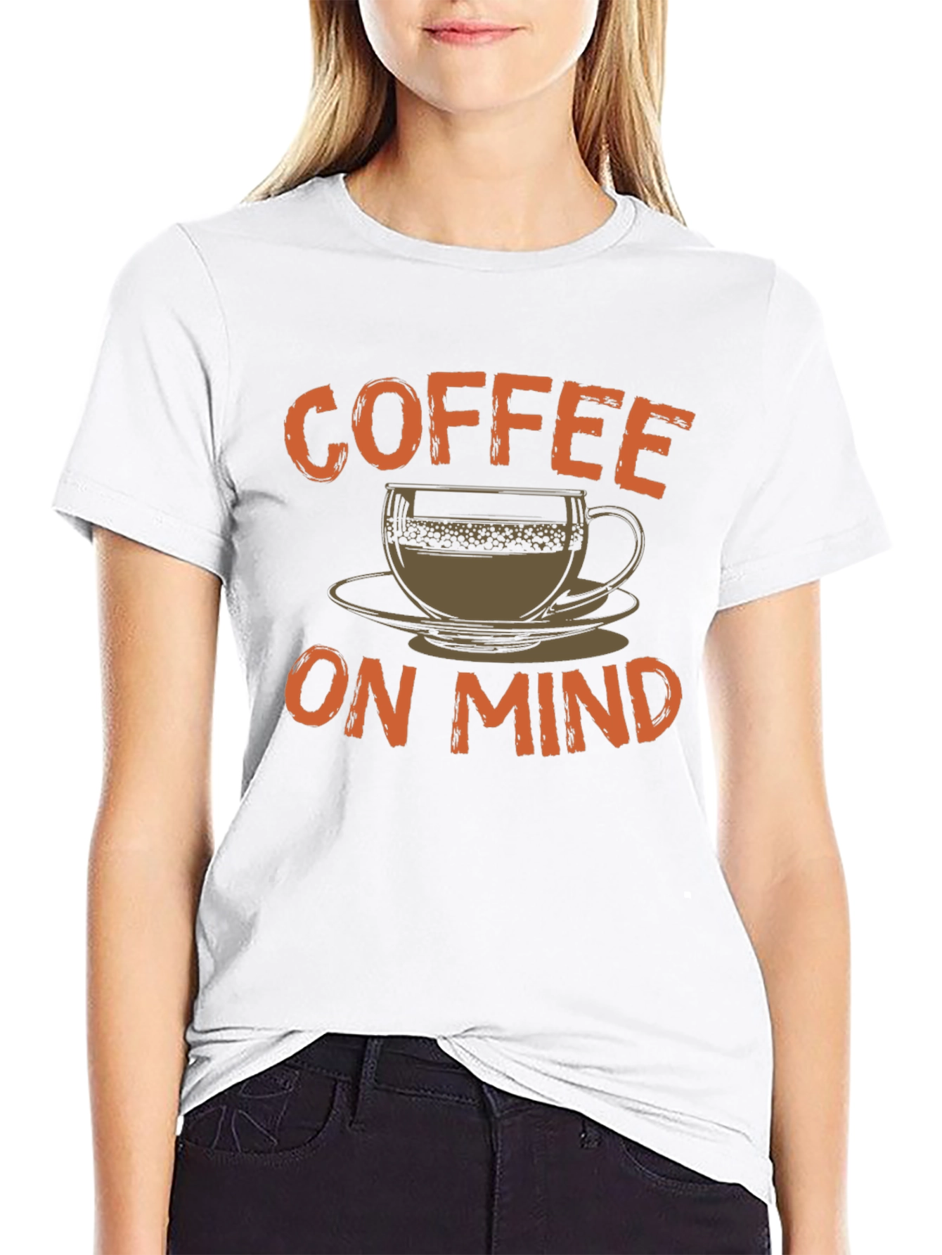 Coffee On Mind Graphic T-Shirt