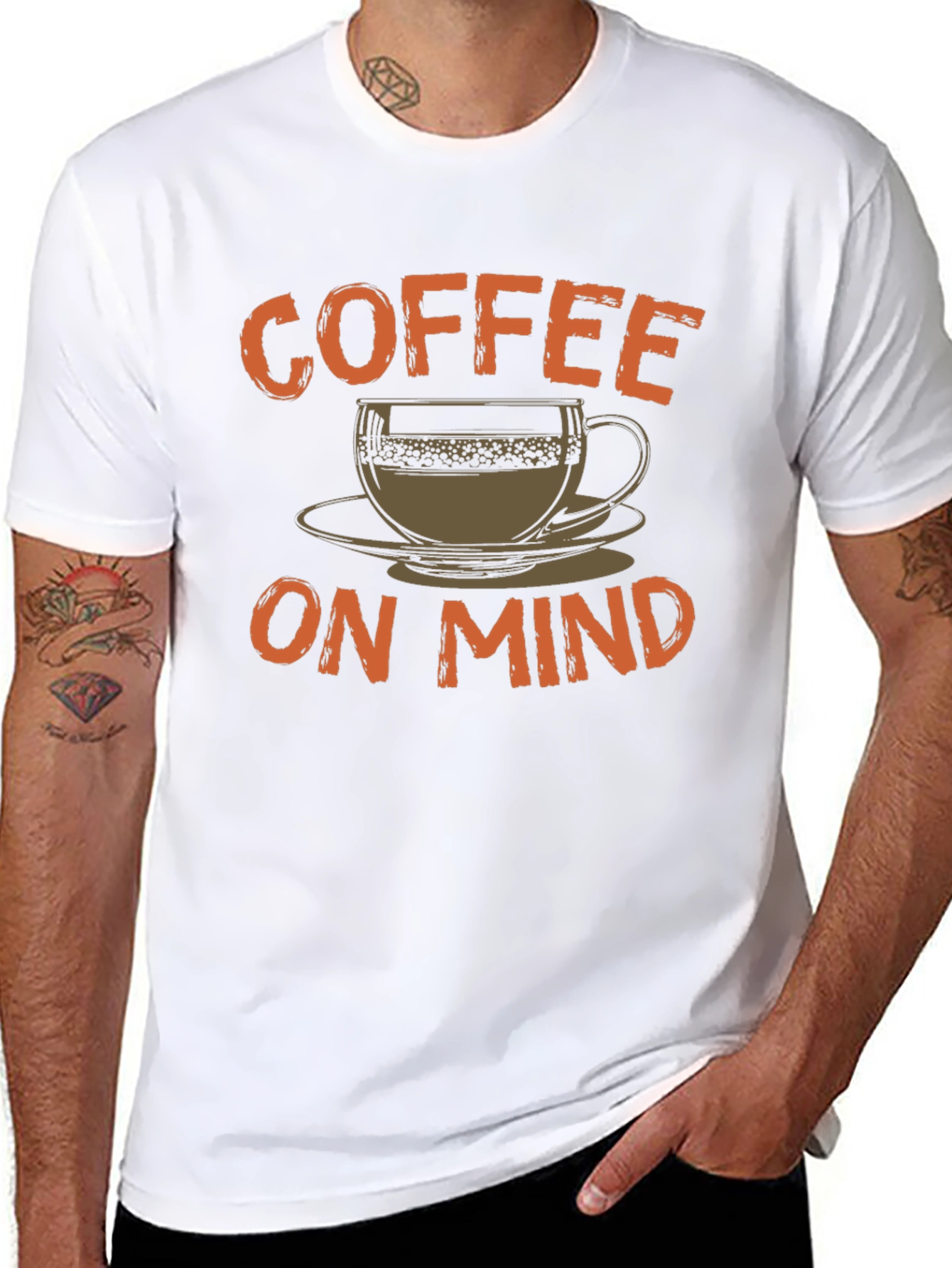 Coffee On Mind Graphic T-Shirt