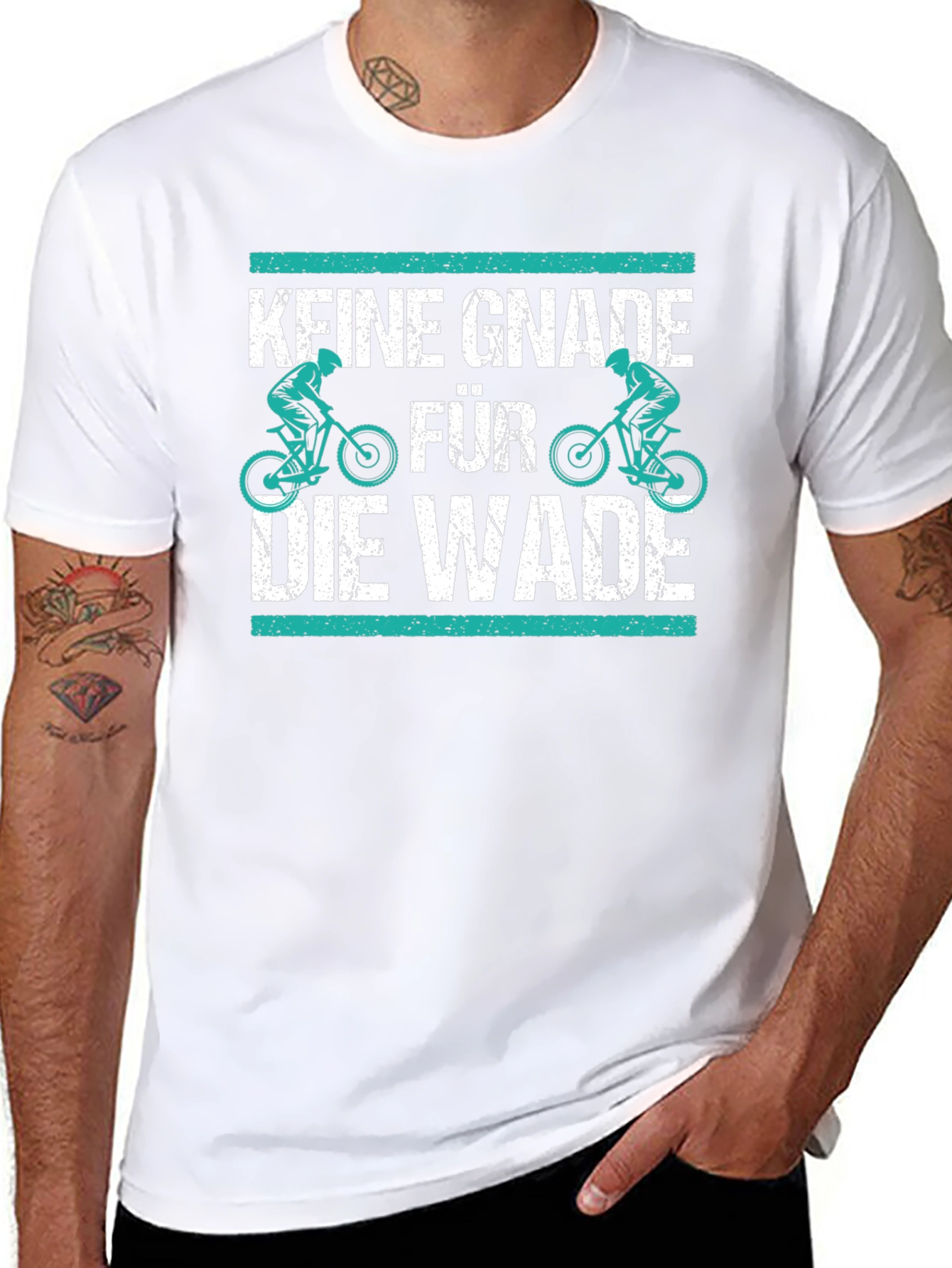 Keine Gnade für die Wade T-Shirt Biker Cycling Gift