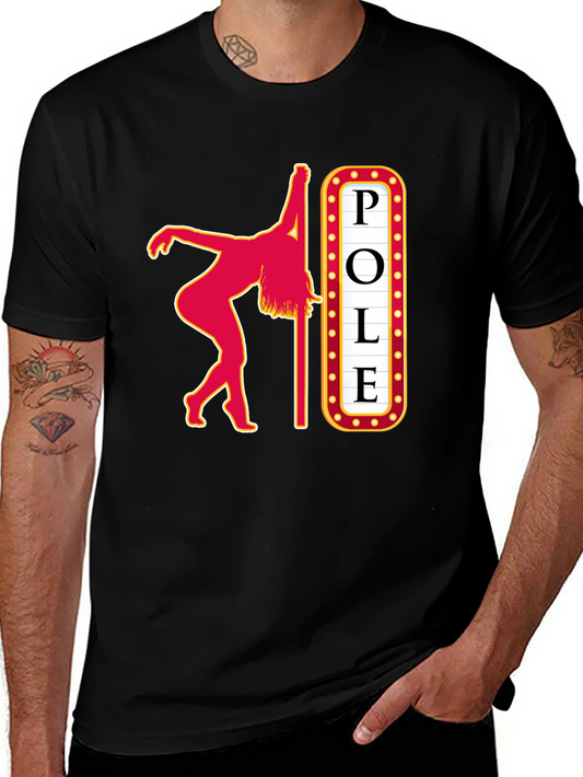 Pole Dance T-Shirt - Novelty Graphic Tee
