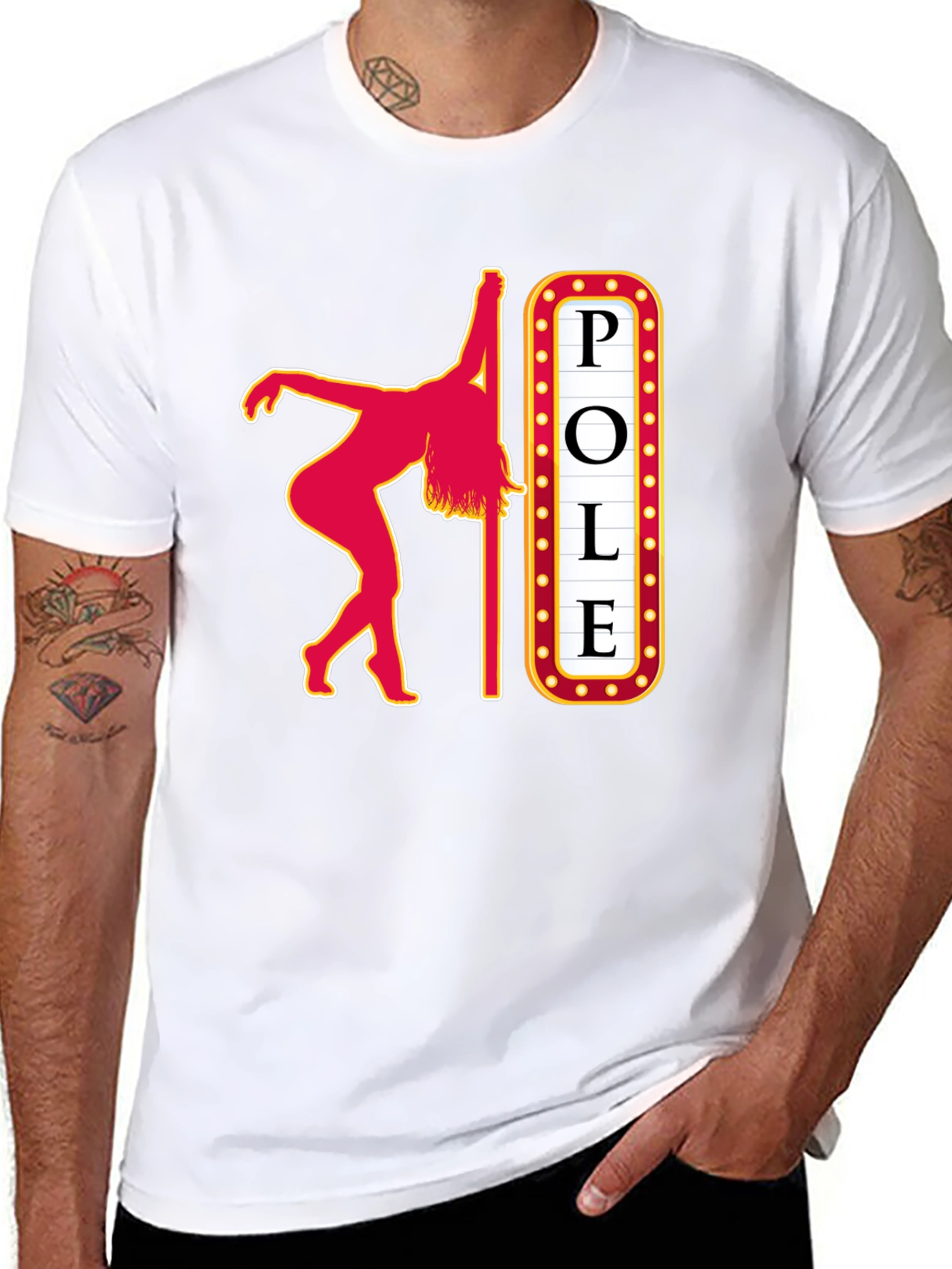 Pole Dance T-Shirt - Novelty Graphic Tee