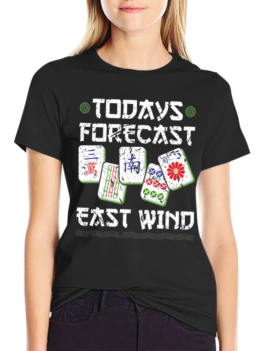 East Wind Mahjong Forecast T-Shirt