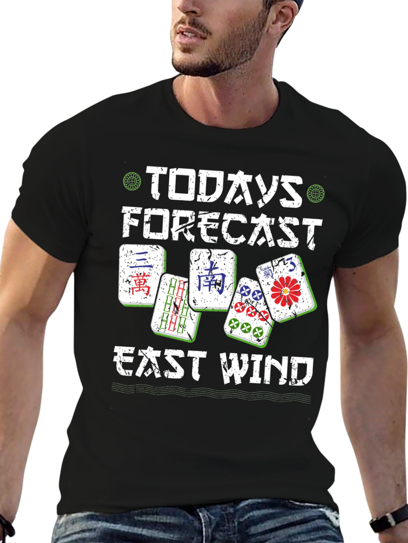 East Wind Mahjong Forecast T-Shirt