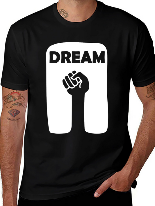 Dream Fist Graphic T-Shirt - Black