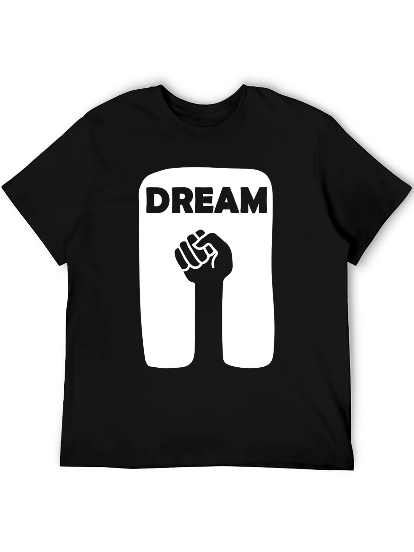 Dream Fist Graphic T-Shirt - Black