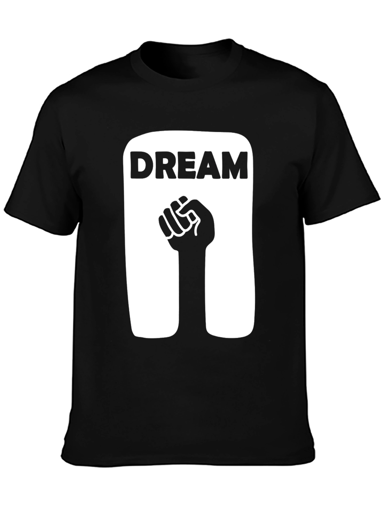 Dream Fist Graphic T-Shirt - Black