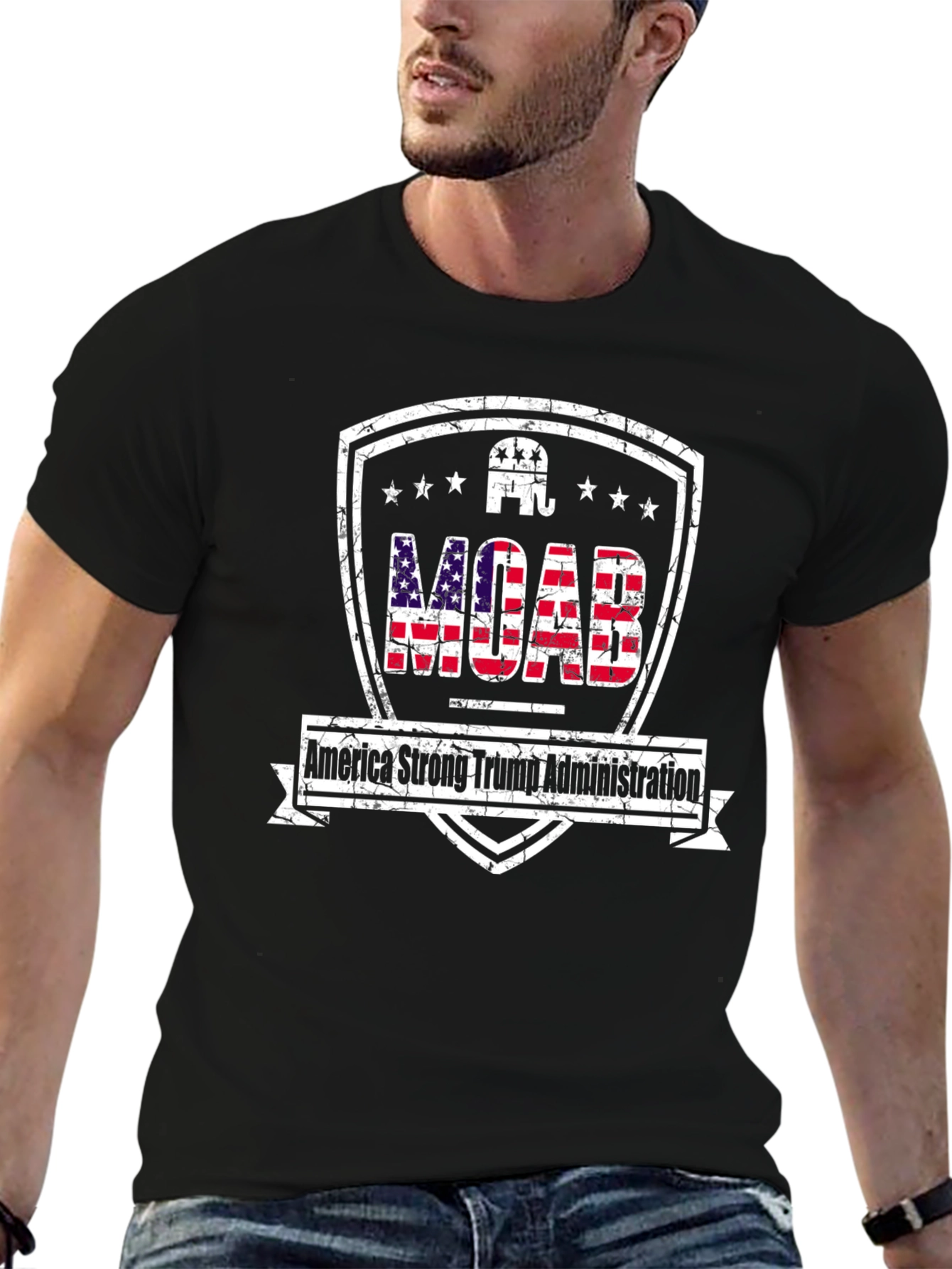 MOAB America Strong Trump Admin T-Shirt