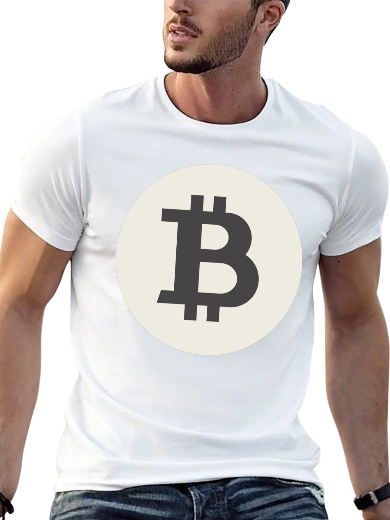 Bitcoin T-Shirt Crypto Currency Design