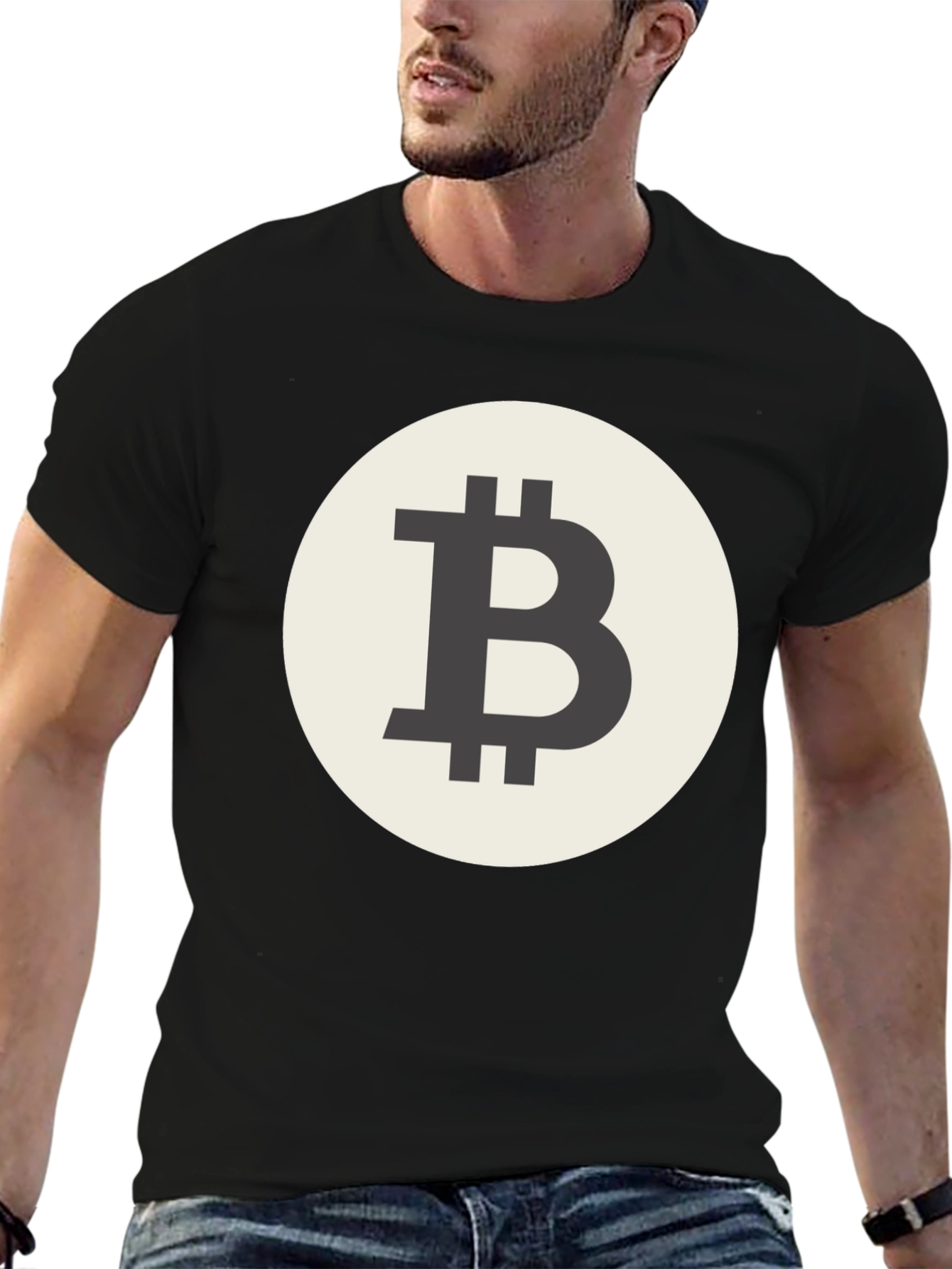 Bitcoin T-Shirt Crypto Currency Design