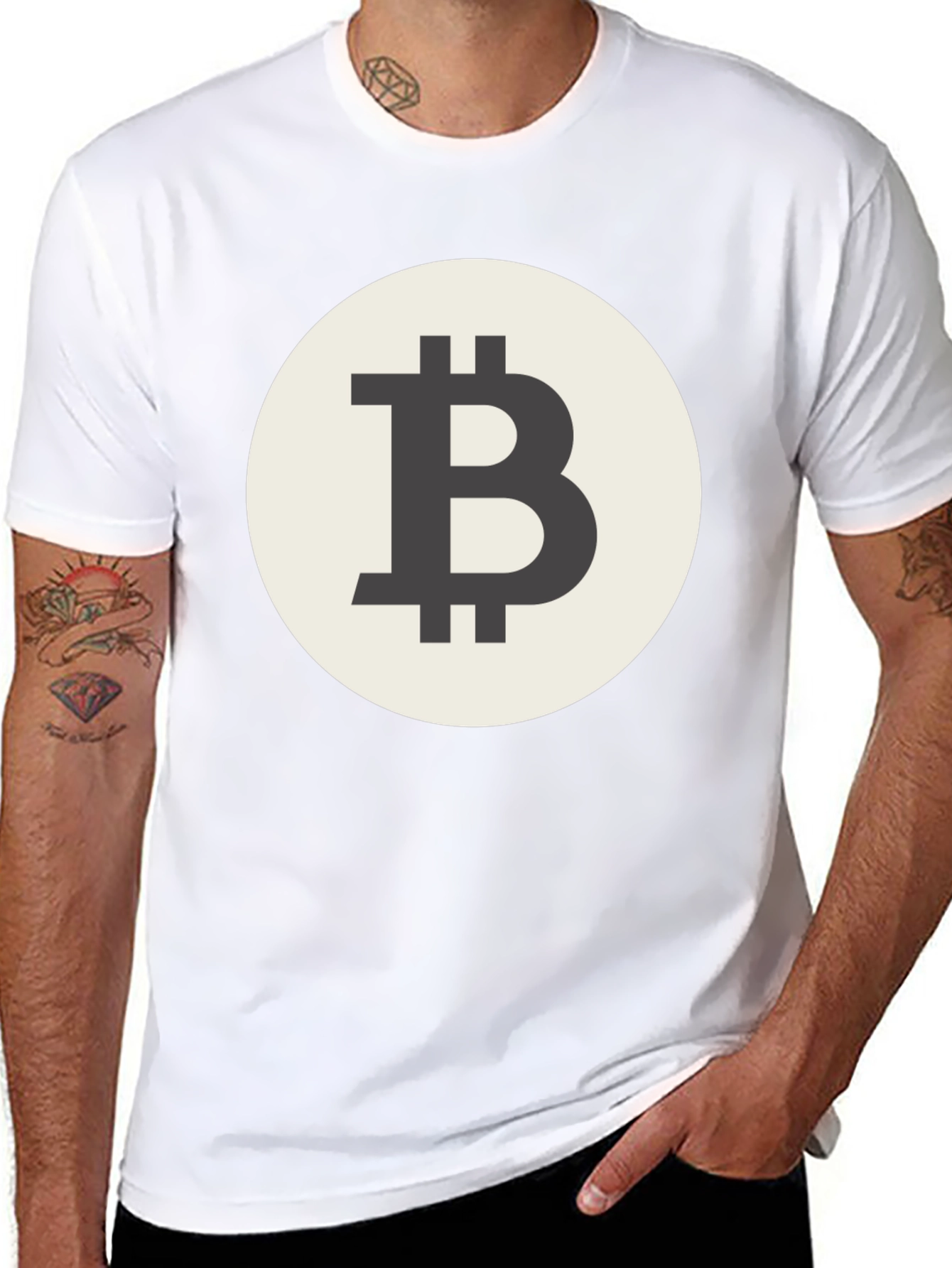 Bitcoin T-Shirt Crypto Currency Design