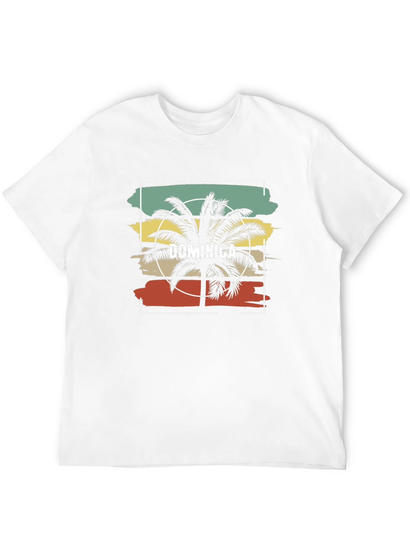 Dominica Palm Tree Graphic Tee - Island Vibes