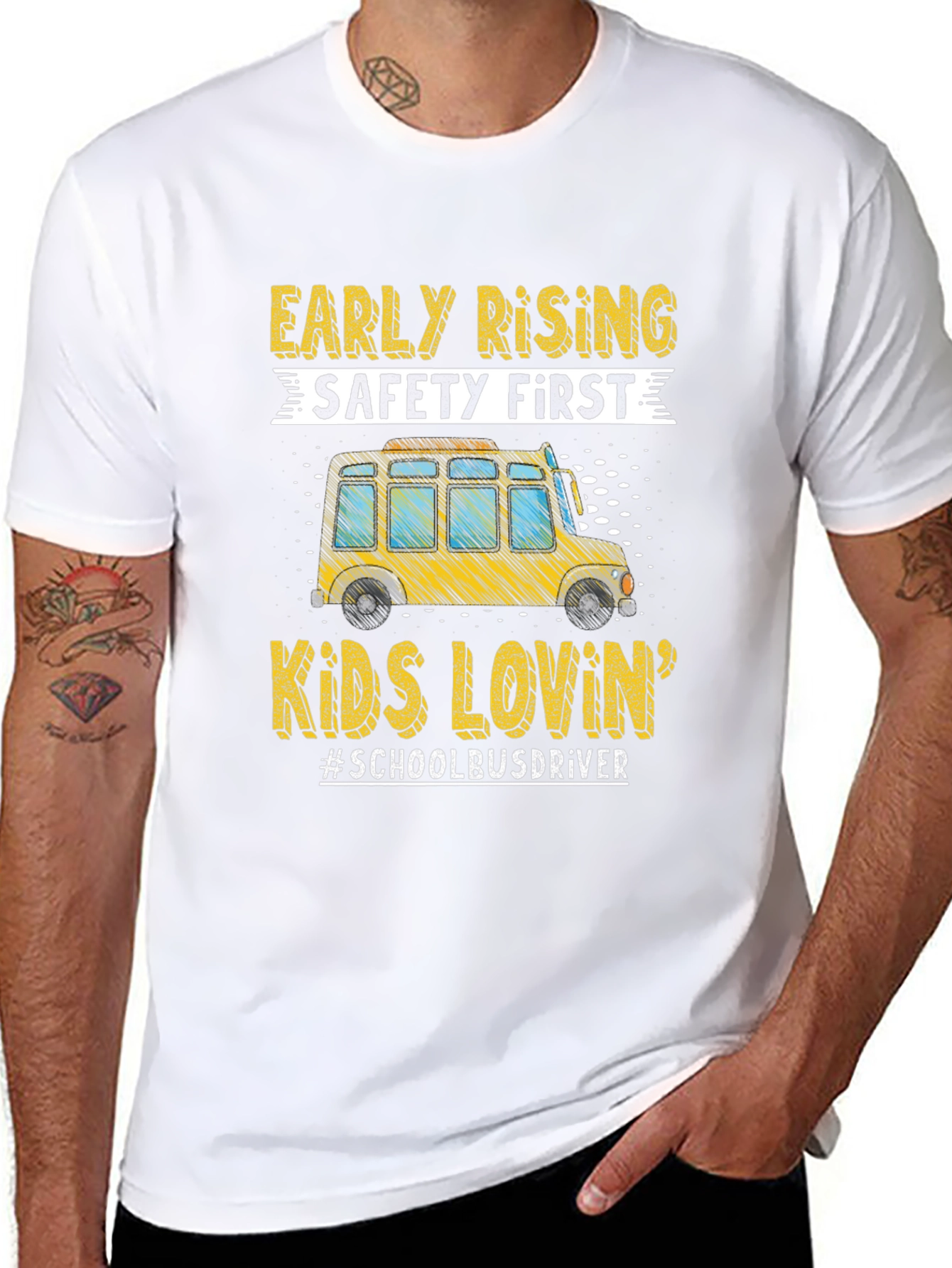 Early Rising School Bus Driver T-Shirt