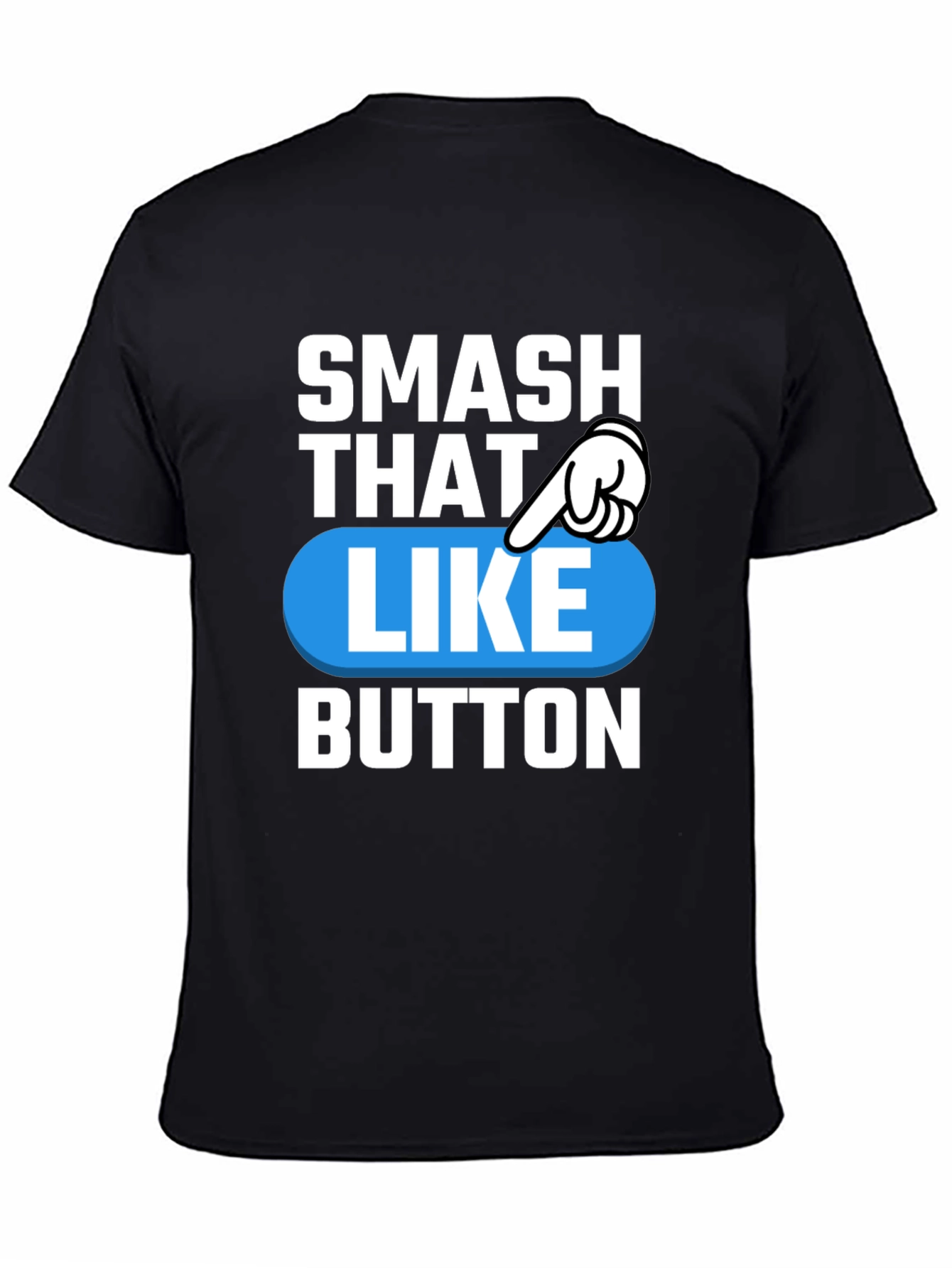 Smash That Like Button Graphic T-Shirt