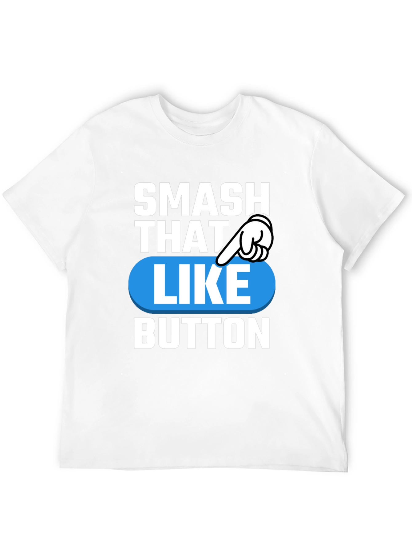 Smash That Like Button Graphic T-Shirt