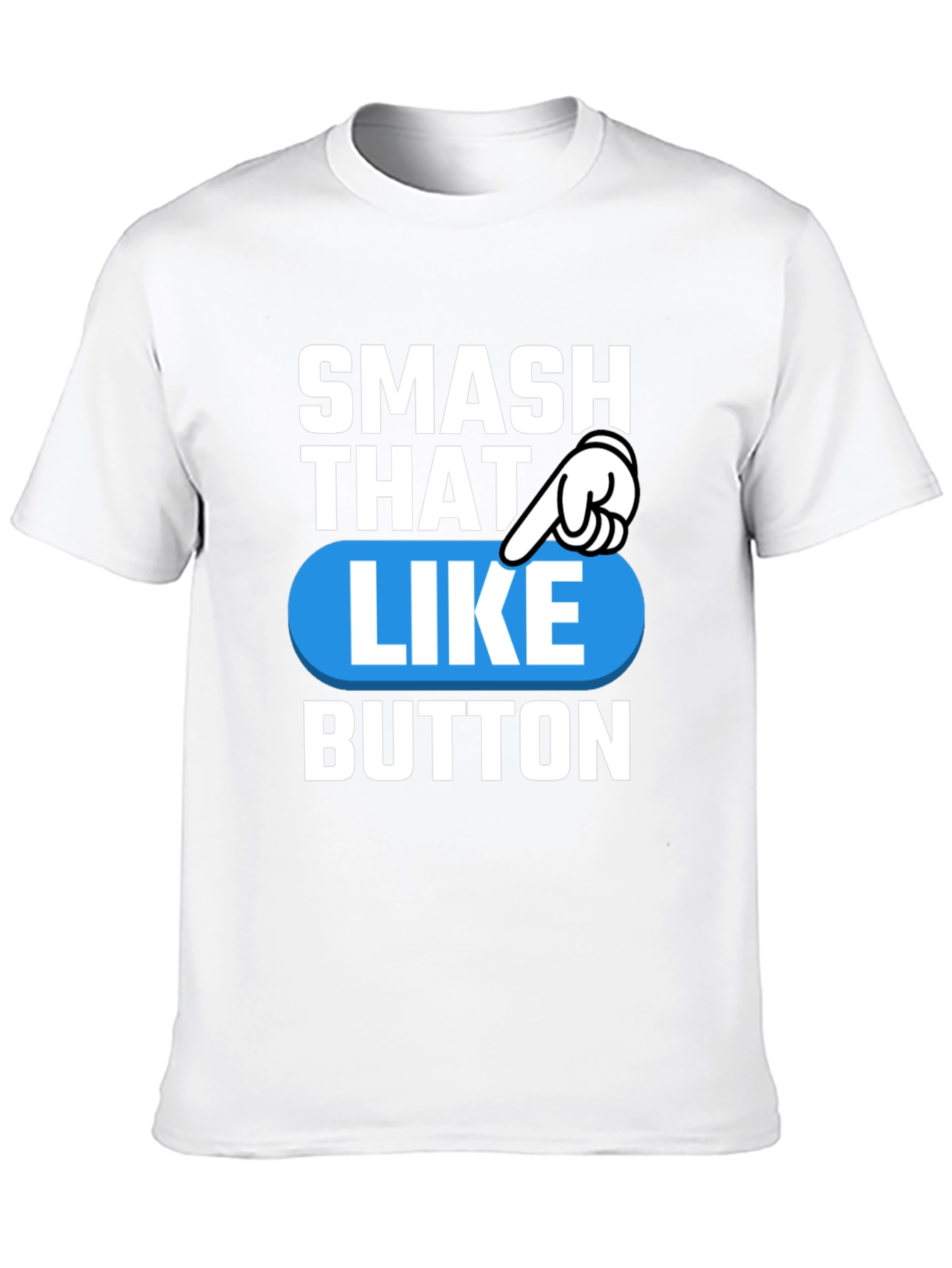 Smash That Like Button Graphic T-Shirt