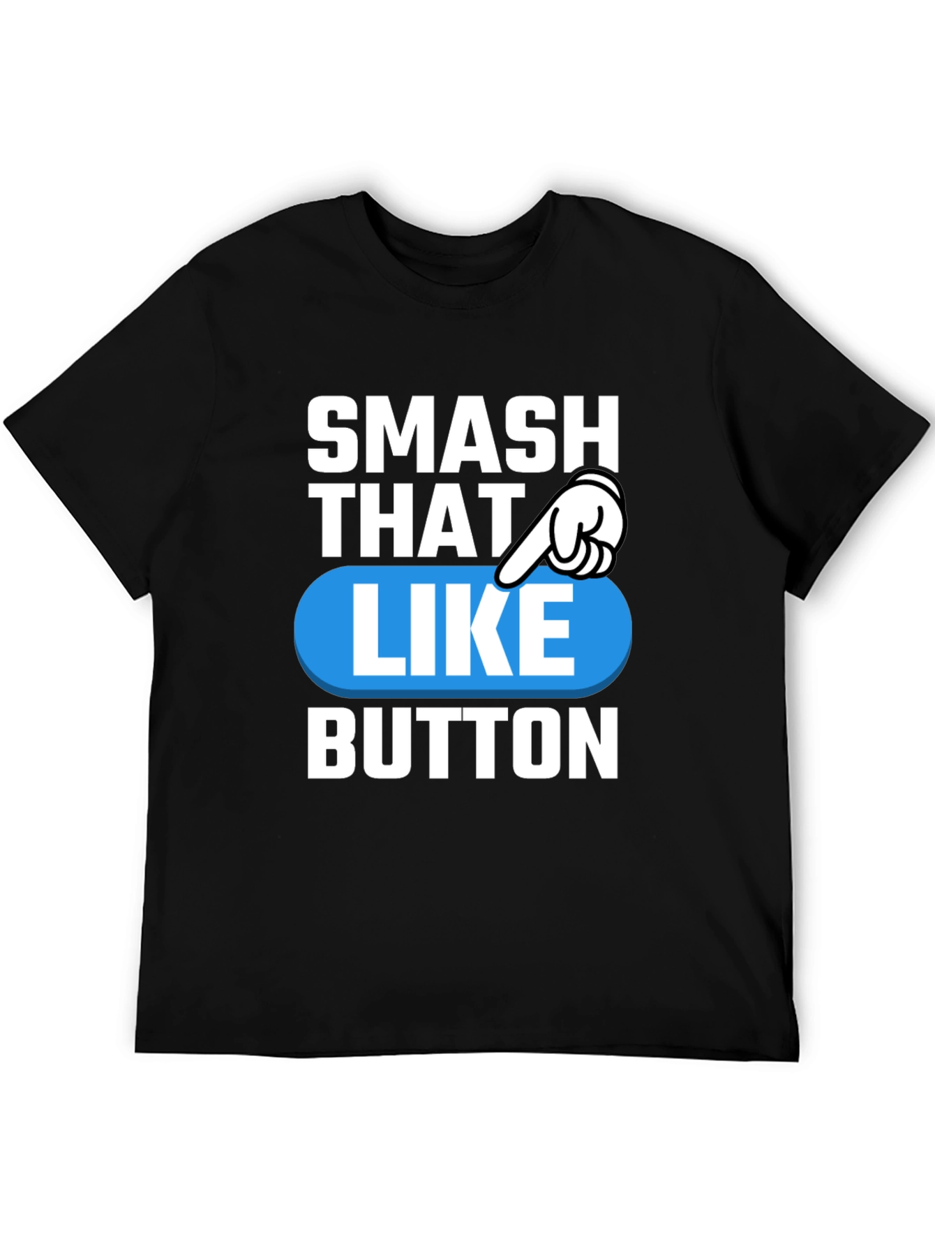 Smash That Like Button Graphic T-Shirt