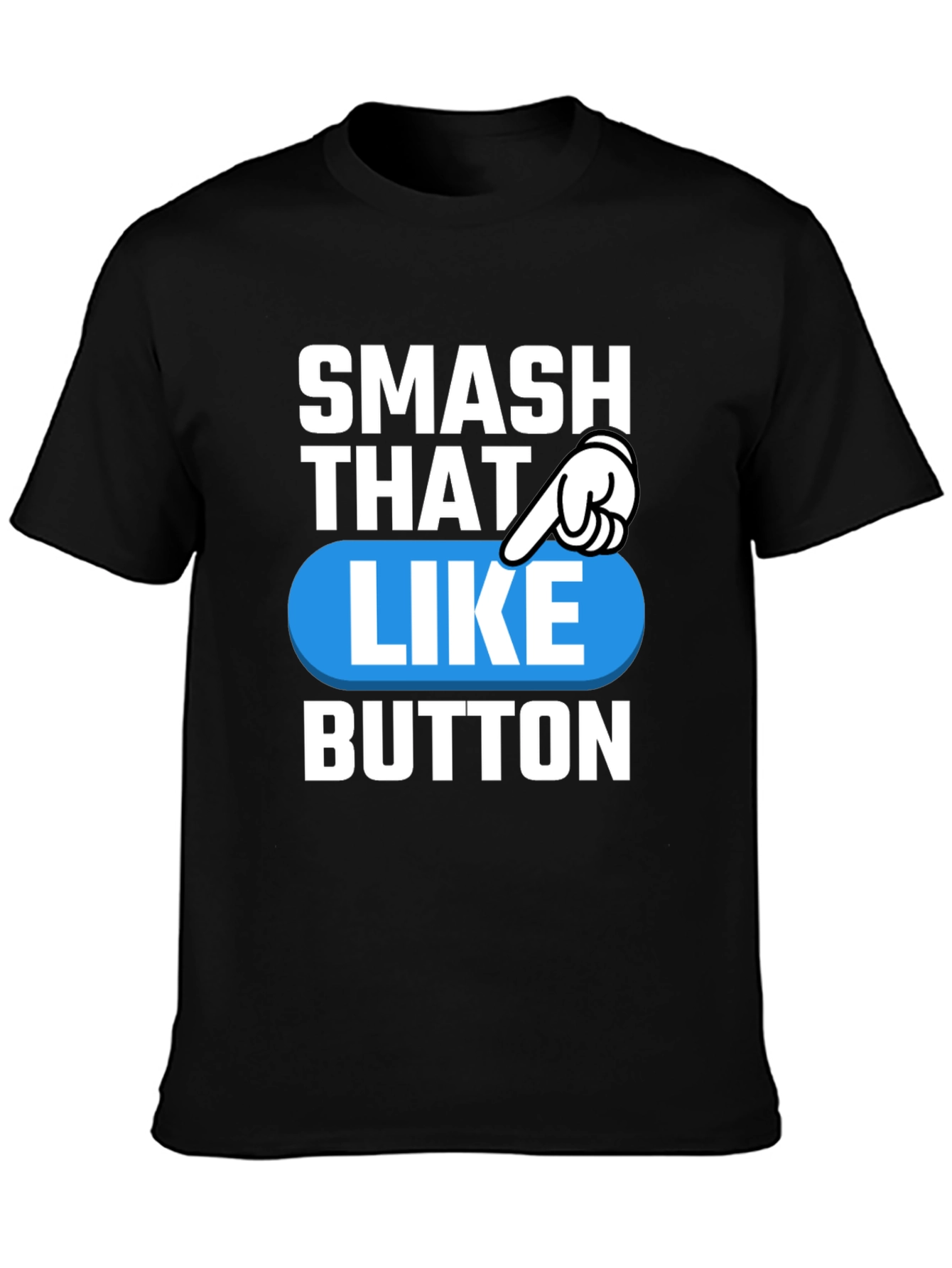 Smash That Like Button Graphic T-Shirt