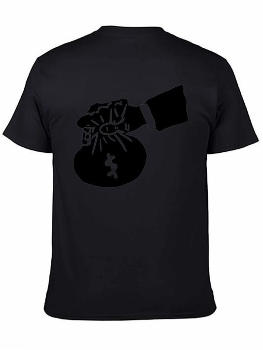 Money Bag Graphic Tee - Black