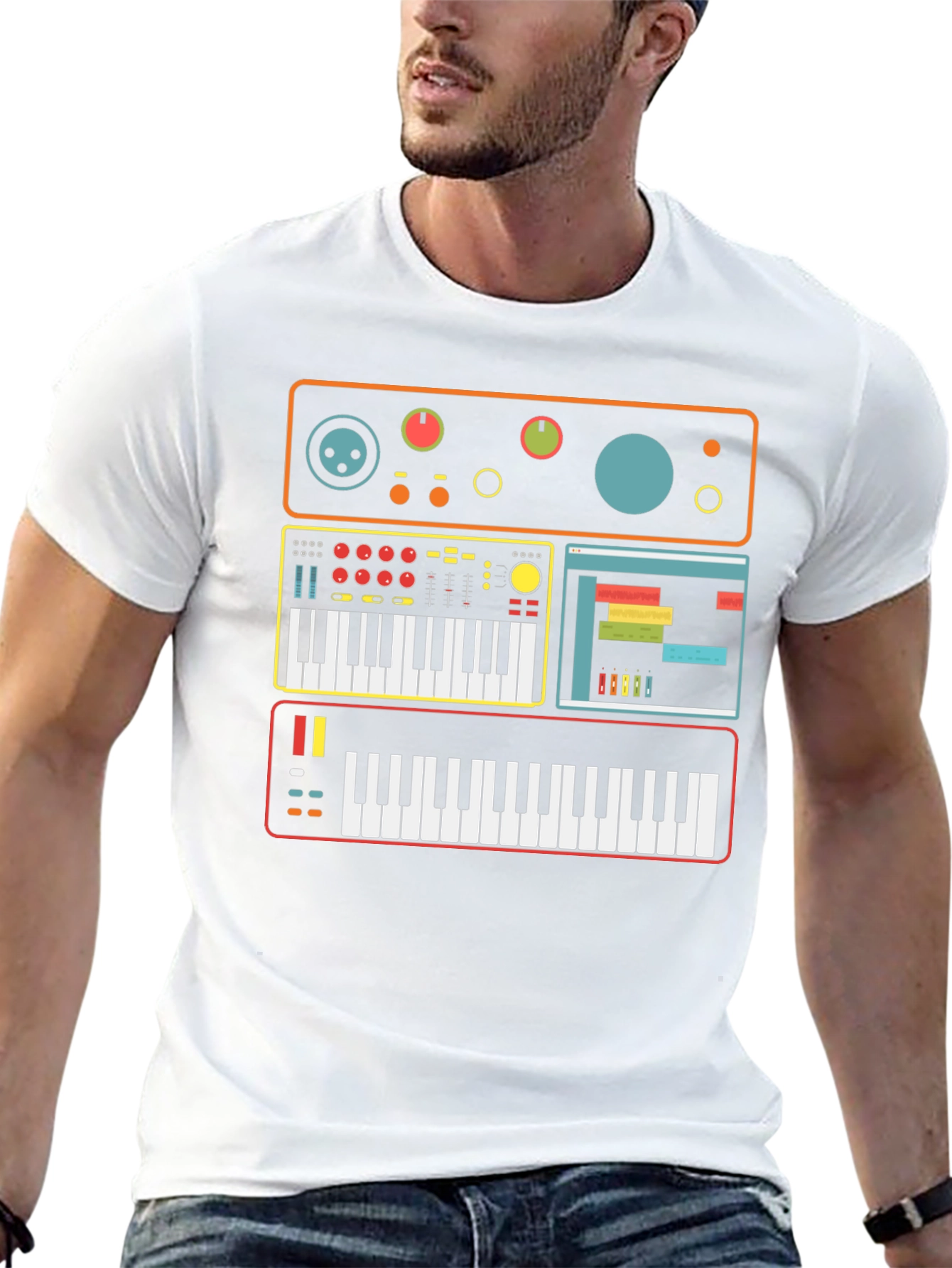 Synth Lover T-Shirt: Music Production Gear Tee