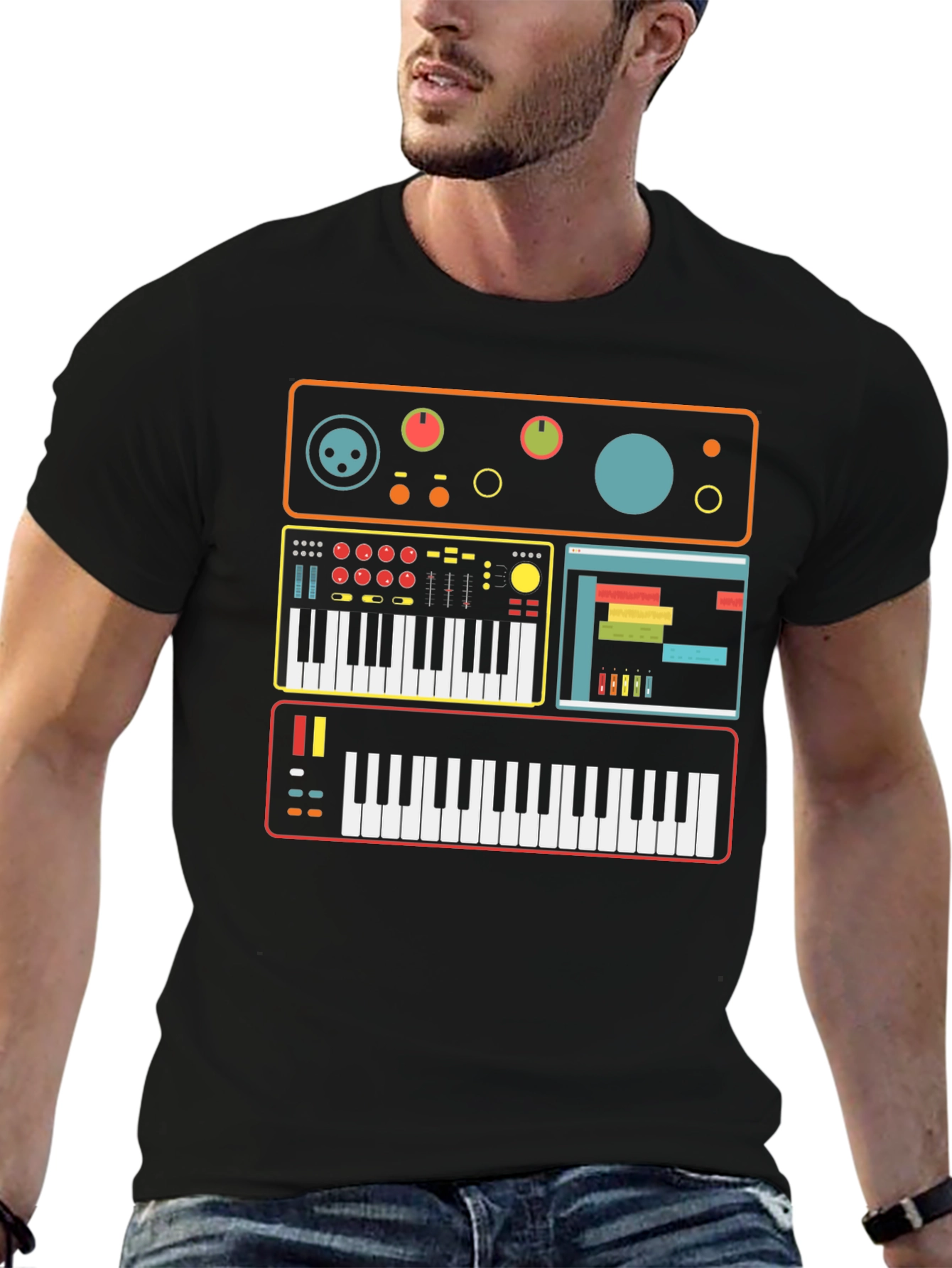 Synth Lover T-Shirt: Music Production Gear Tee