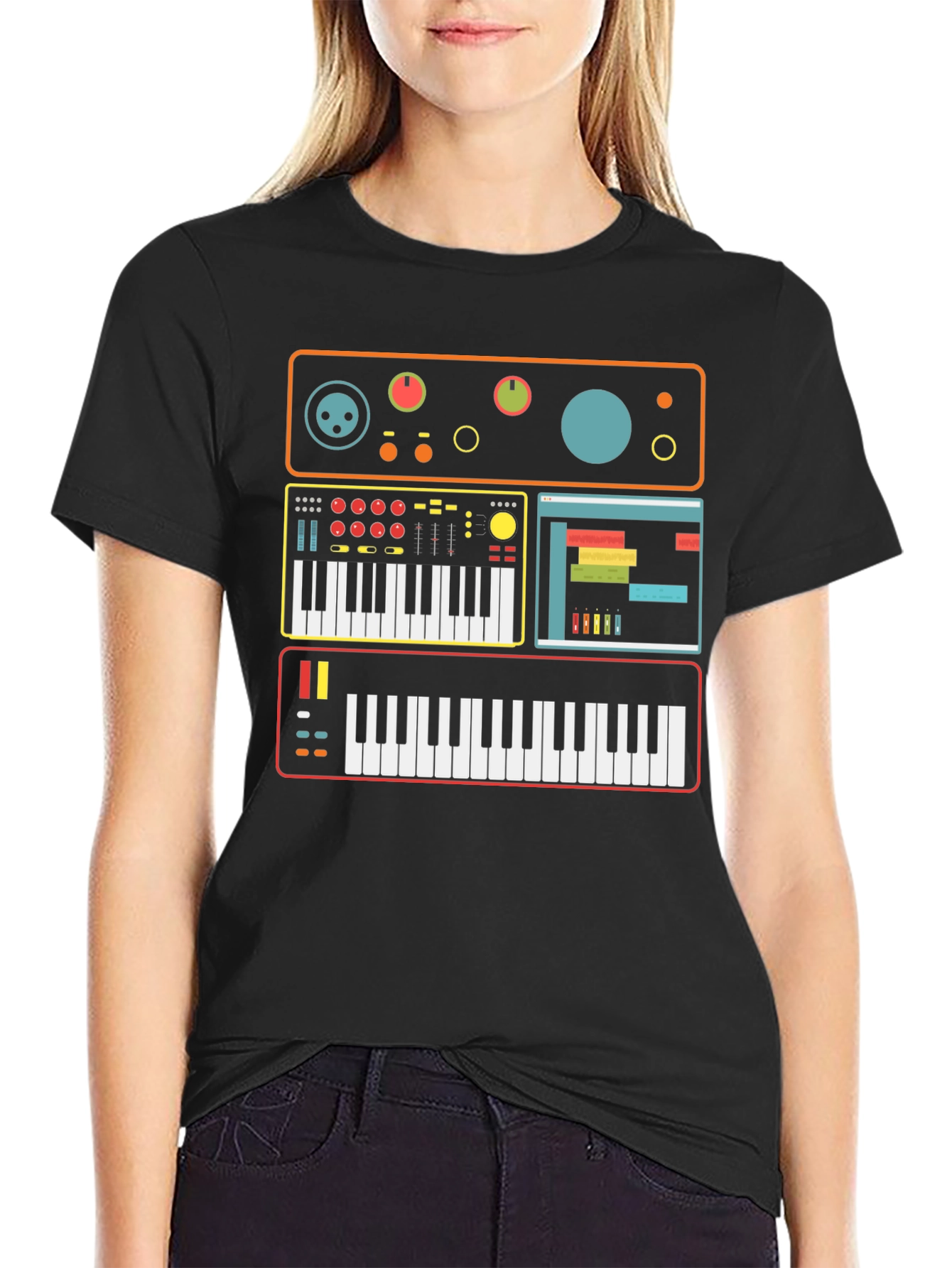Synth Lover T-Shirt: Music Production Gear Tee