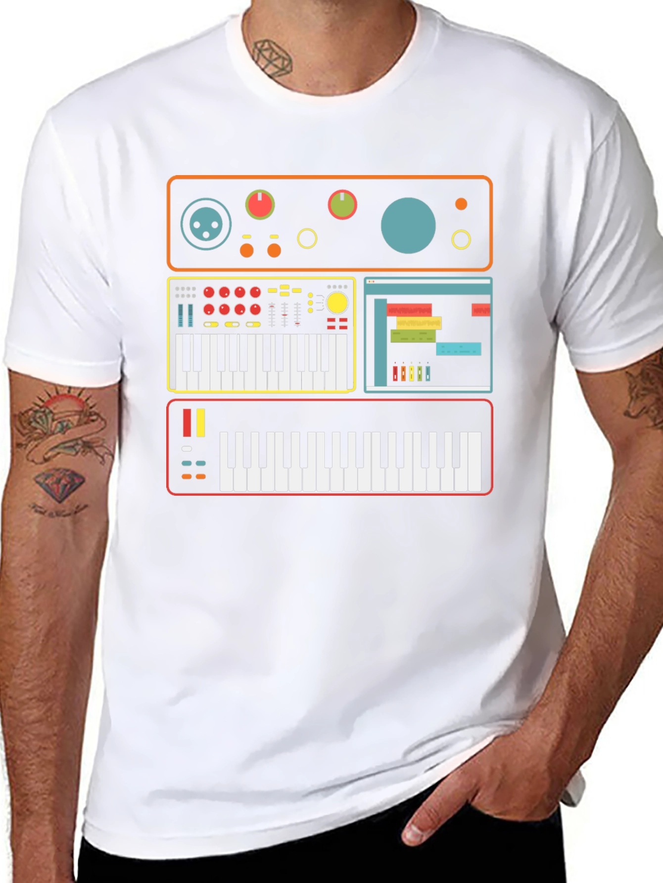 Synth Lover T-Shirt: Music Production Gear Tee