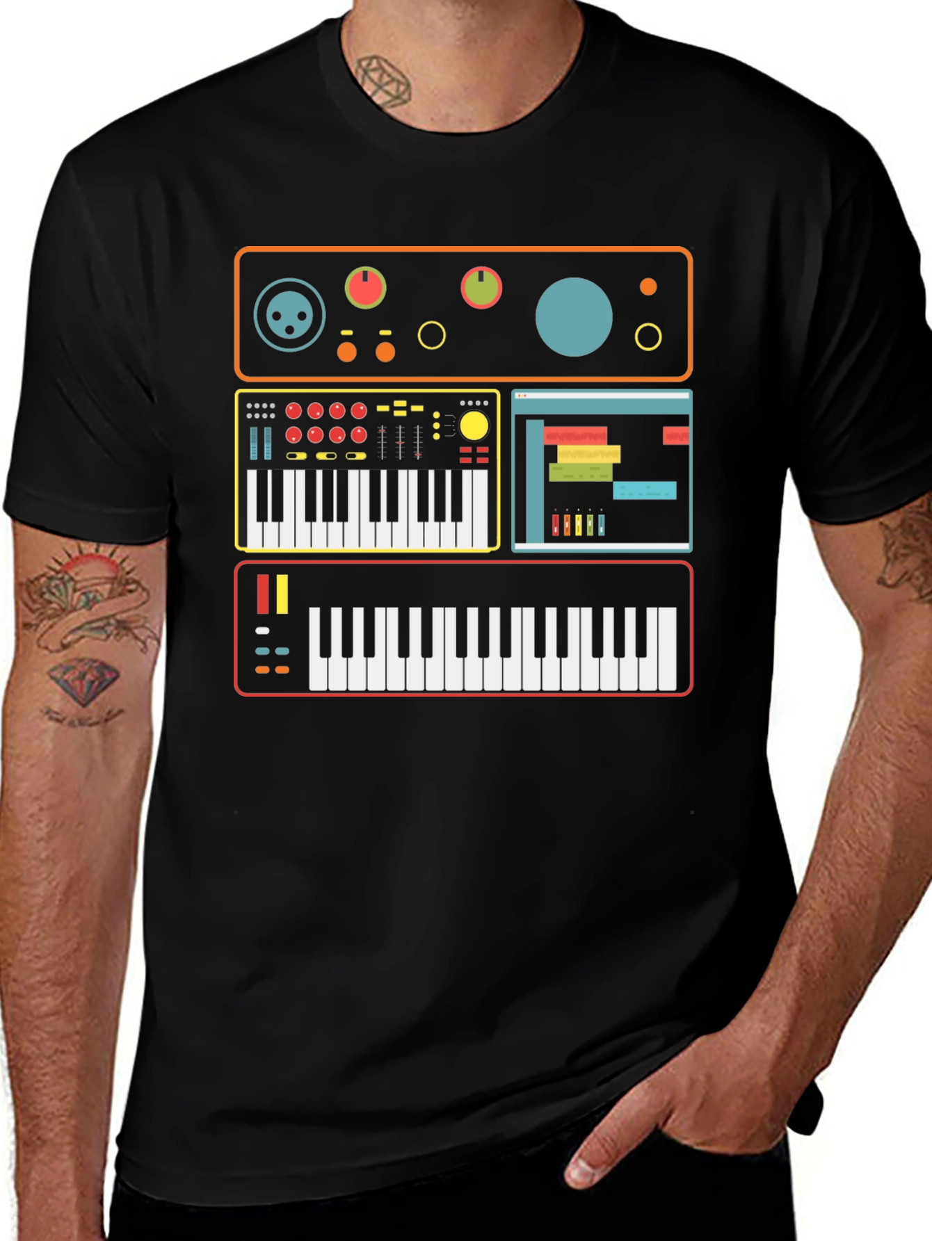 Synth Lover T-Shirt: Music Production Gear Tee