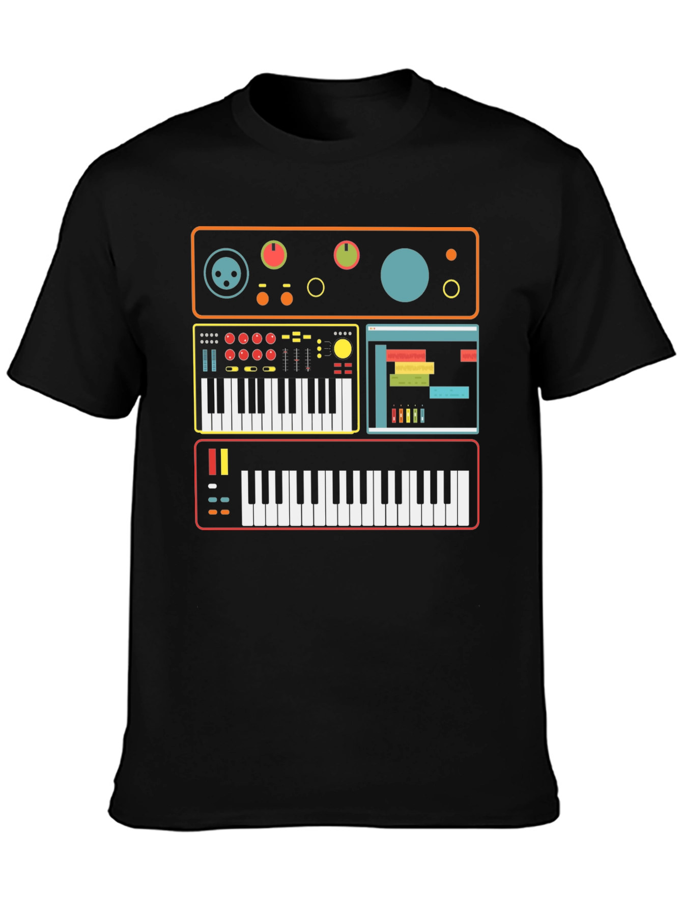 Synth Lover T-Shirt: Music Production Gear Tee