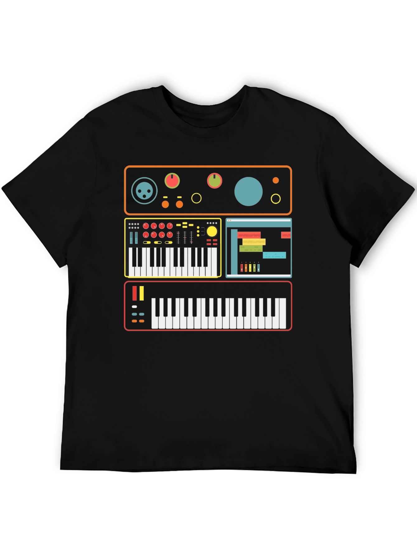 Synth Lover T-Shirt: Music Production Gear Tee