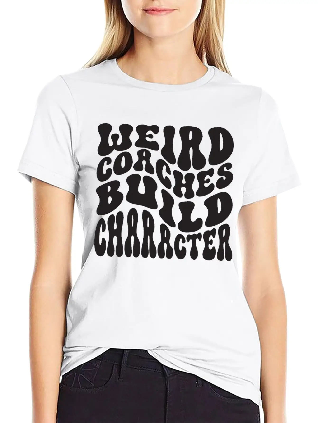 Weird Coaches Build Character Coach Unisex Casual T-Shirt – Clean Design For Daily Comfort